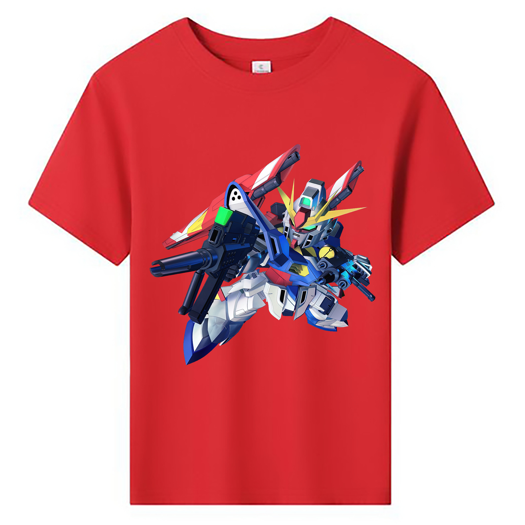 （画像用） 機動戦士ガンダム Mobile Suit Gundam 綿100％キッズTシャツ（フロントプリント）