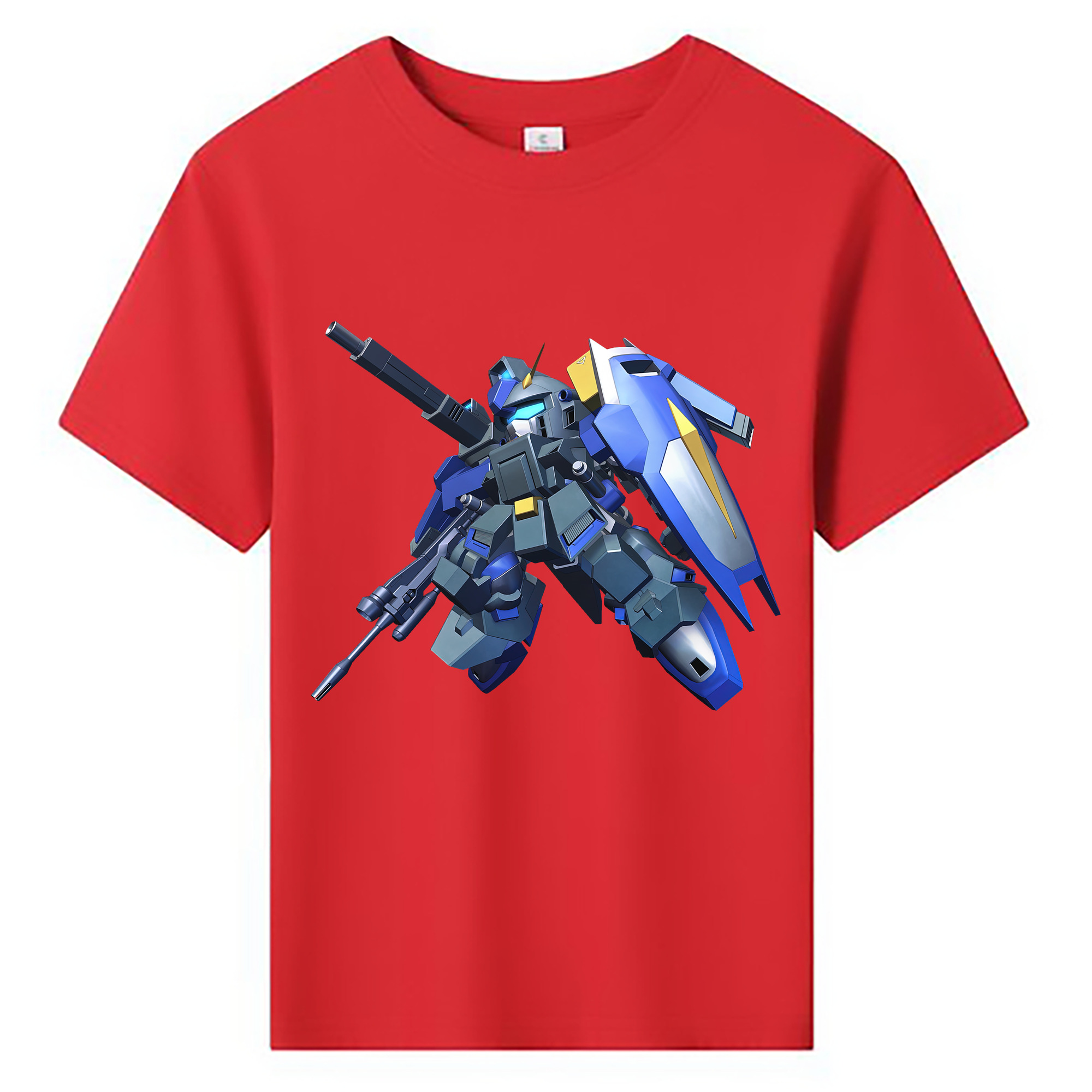 （画像用） 機動戦士ガンダム Mobile Suit Gundam 綿100％キッズTシャツ（フロントプリント）