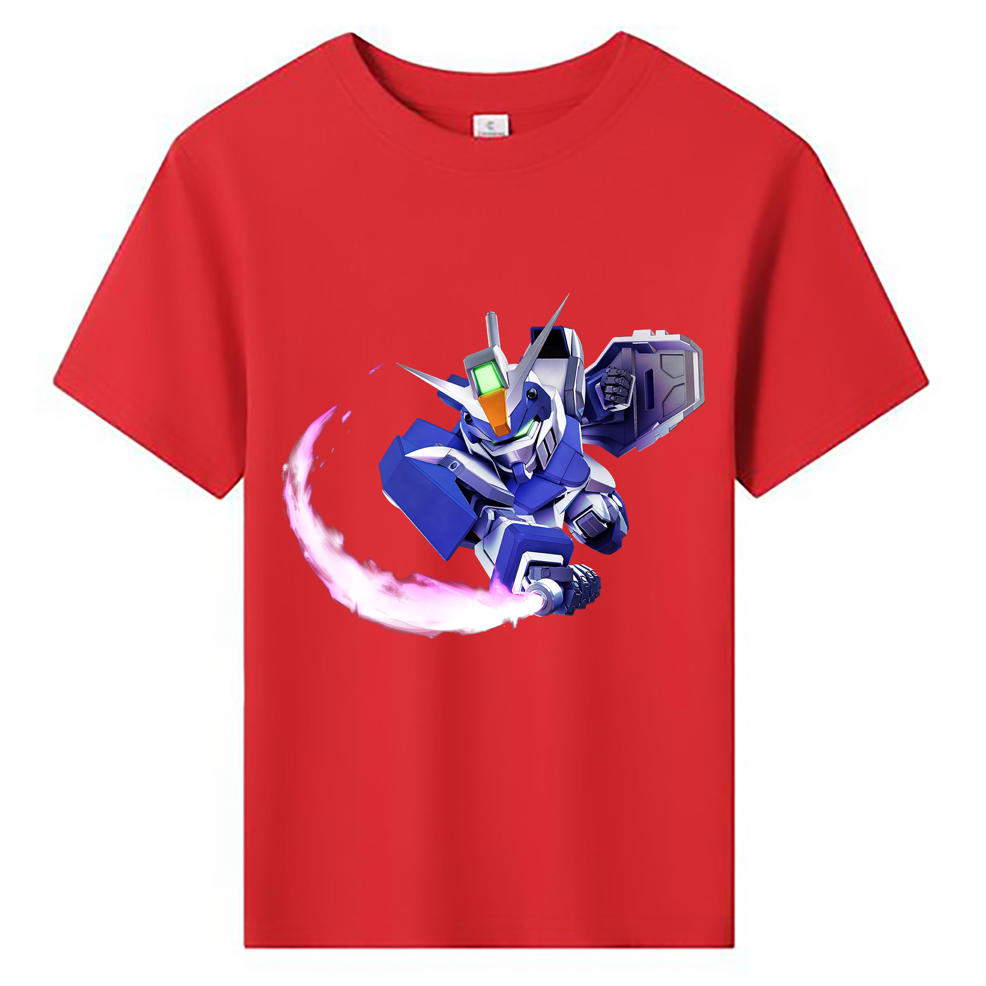 （画像用） 機動戦士ガンダム Mobile Suit Gundam 綿100％キッズTシャツ（フロントプリント）