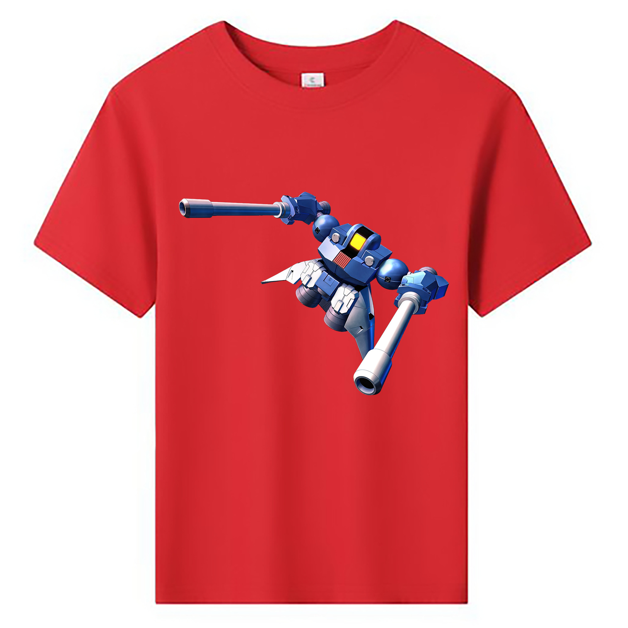 （画像用） 機動戦士ガンダム Mobile Suit Gundam 綿100％キッズTシャツ（フロントプリント）