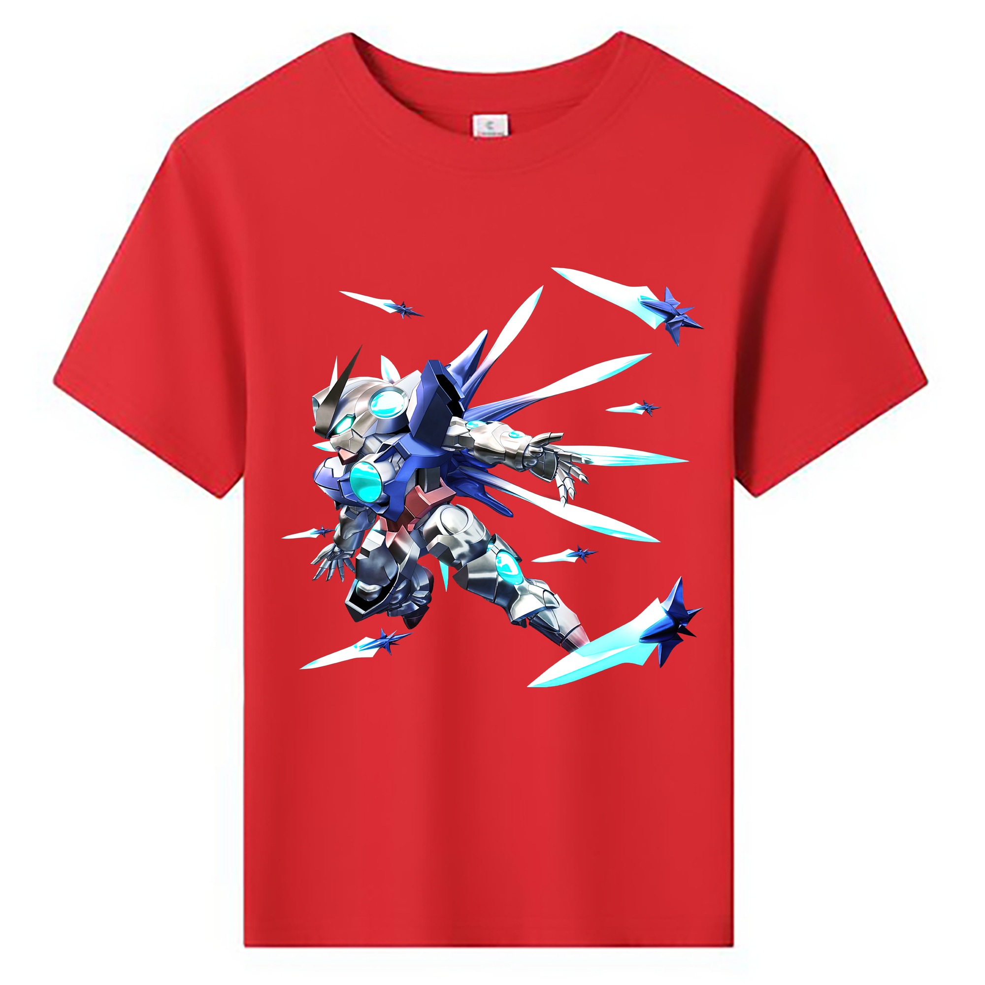 （画像用） 機動戦士ガンダム Mobile Suit Gundam 綿100％キッズTシャツ（フロントプリント）