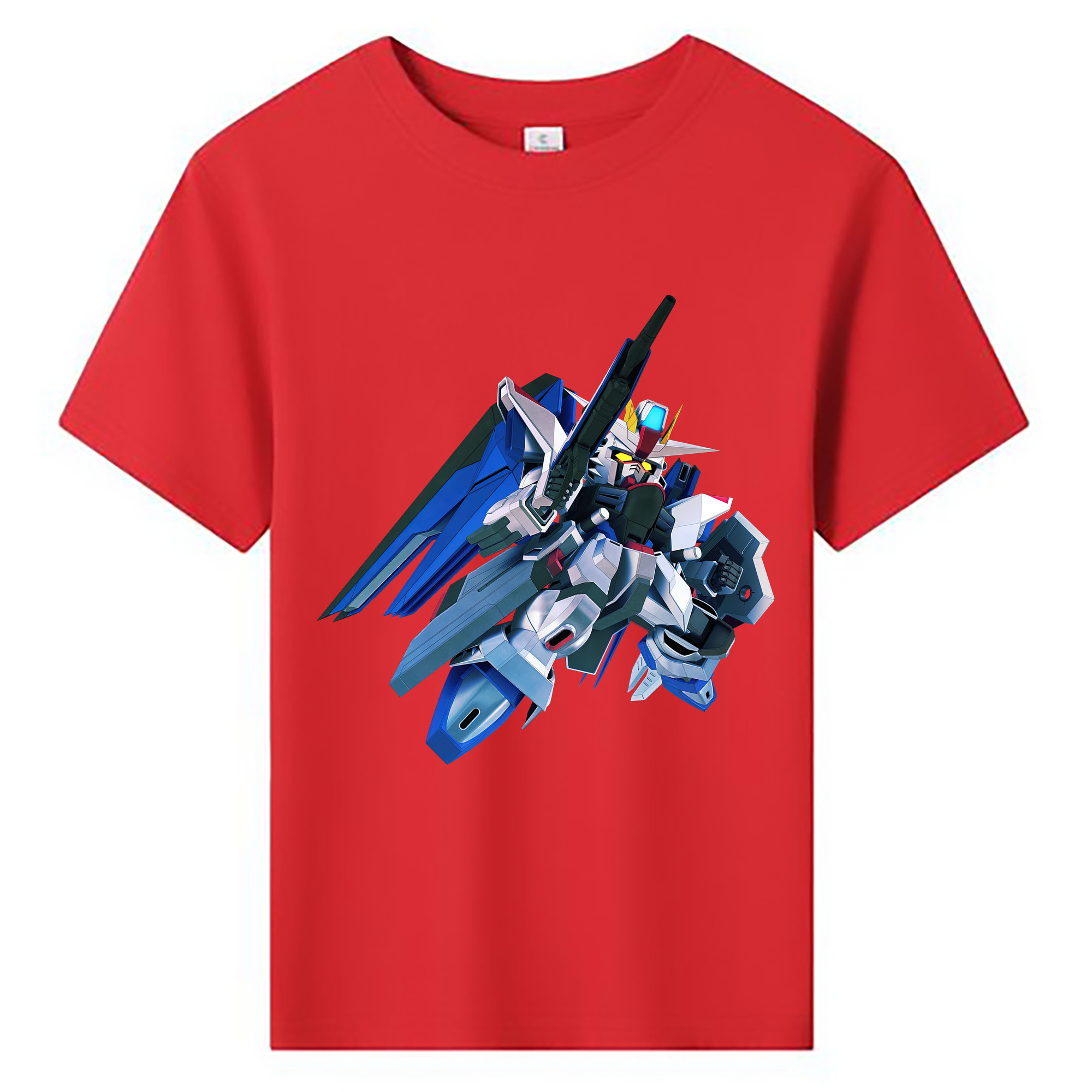 （画像用） 機動戦士ガンダム Mobile Suit Gundam 綿100％キッズTシャツ（フロントプリント）