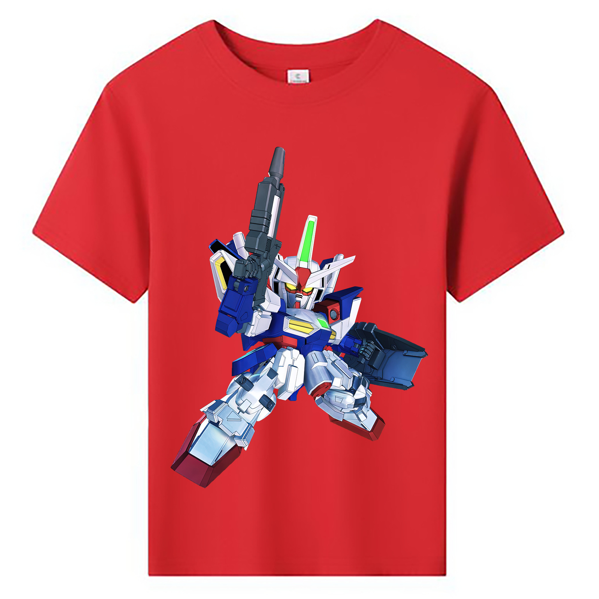 （画像用） 機動戦士ガンダム Mobile Suit Gundam 綿100％キッズTシャツ（フロントプリント）