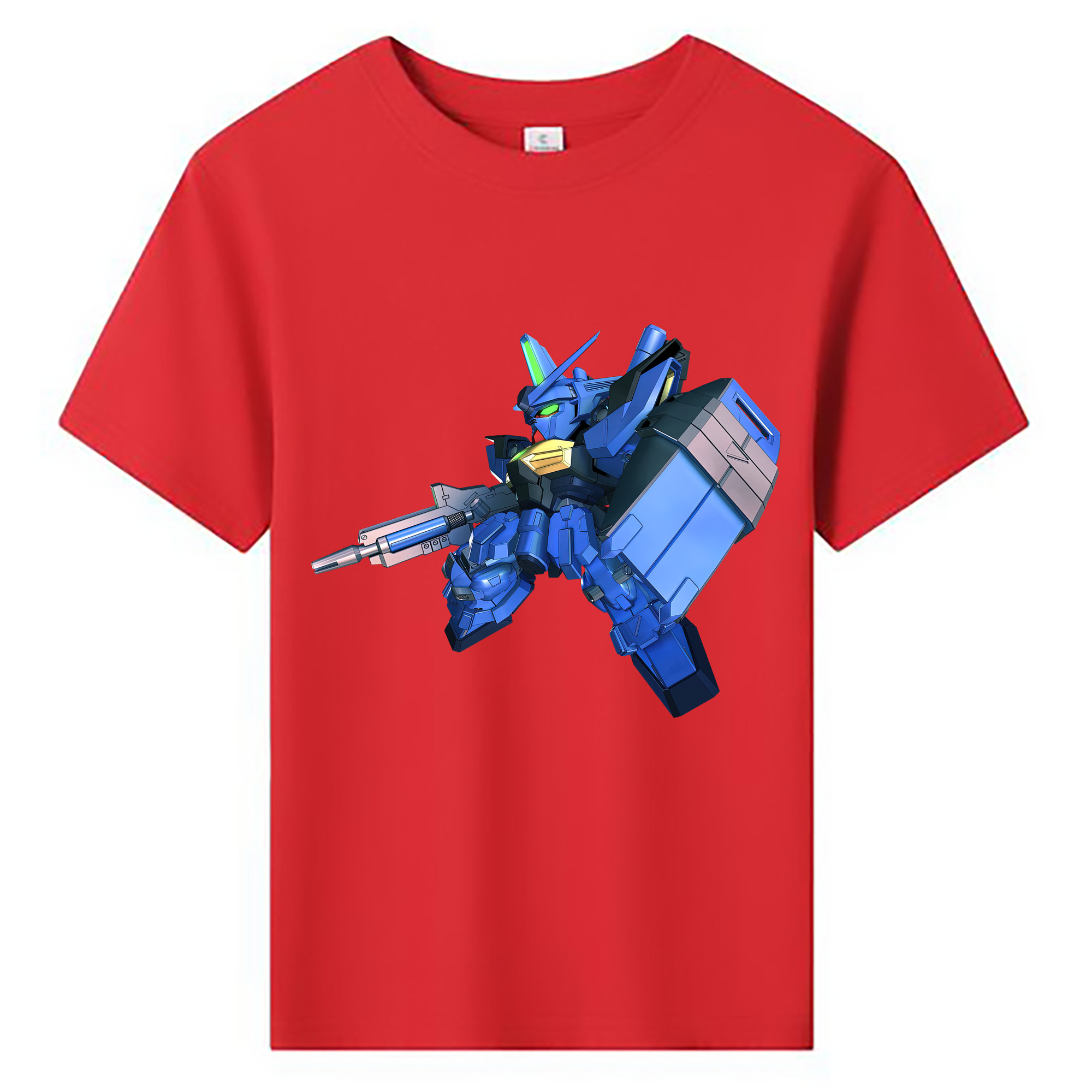 （画像用） 機動戦士ガンダム Mobile Suit Gundam 綿100％キッズTシャツ（フロントプリント）