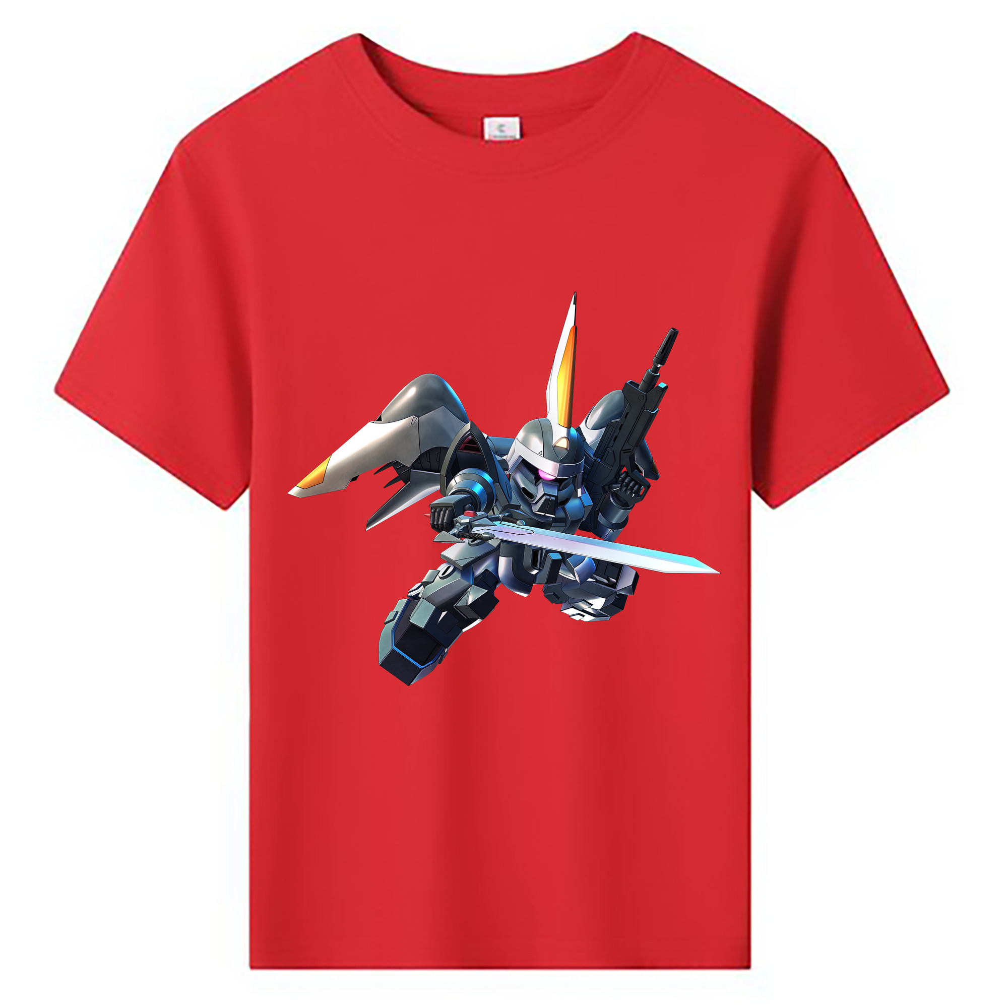 （画像用） 機動戦士ガンダム Mobile Suit Gundam 綿100％キッズTシャツ（フロントプリント）