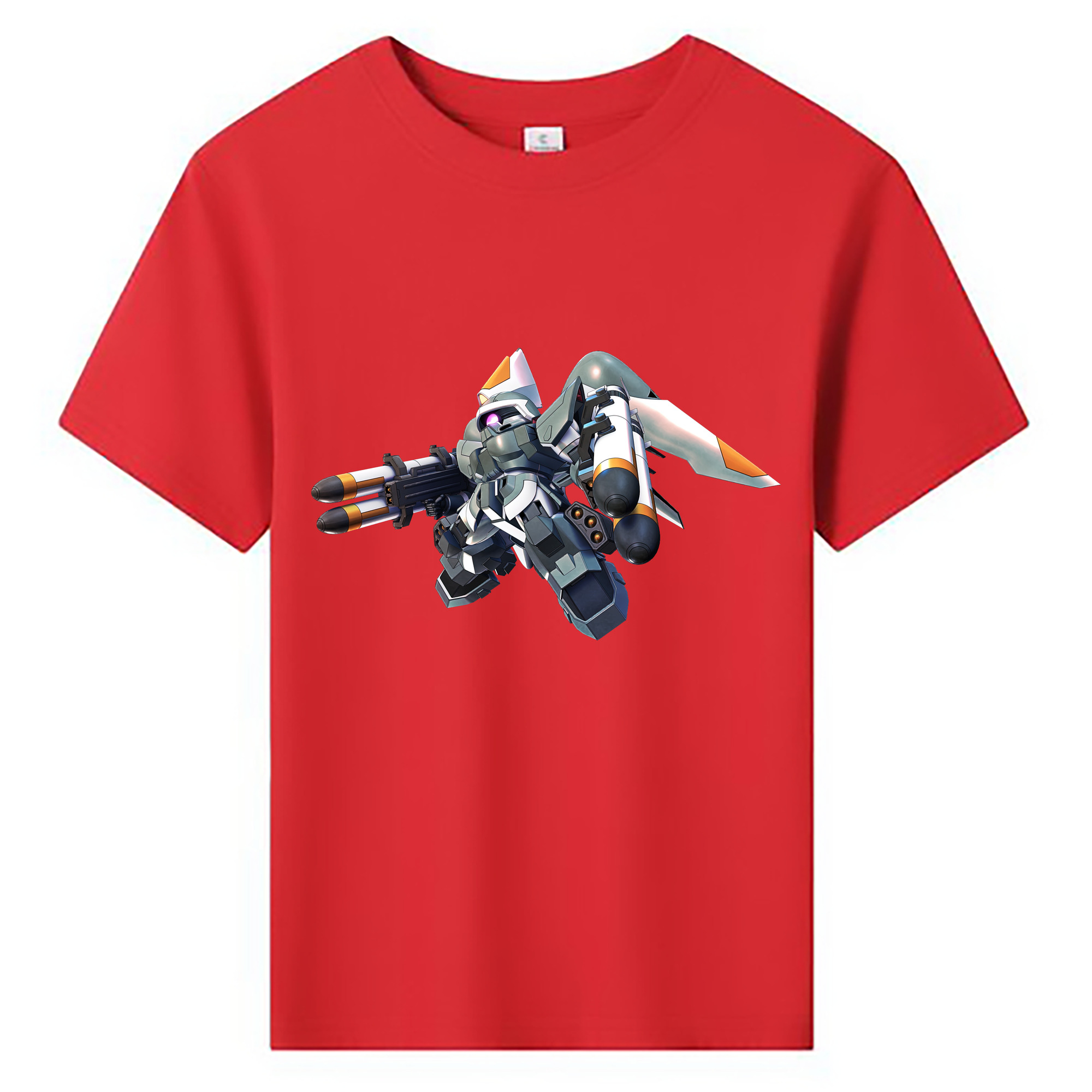 （画像用） 機動戦士ガンダム Mobile Suit Gundam 綿100％キッズTシャツ（フロントプリント）