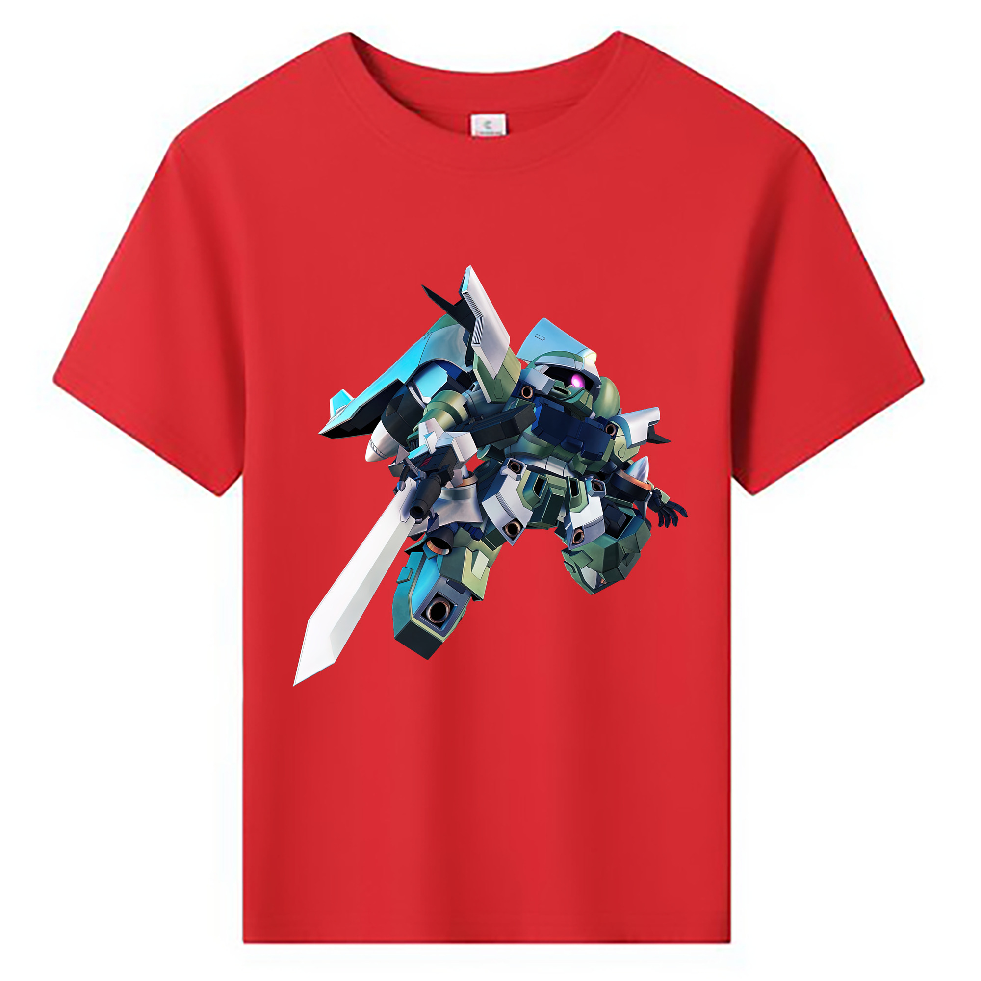 （画像用） 機動戦士ガンダム Mobile Suit Gundam 綿100％キッズTシャツ（フロントプリント）