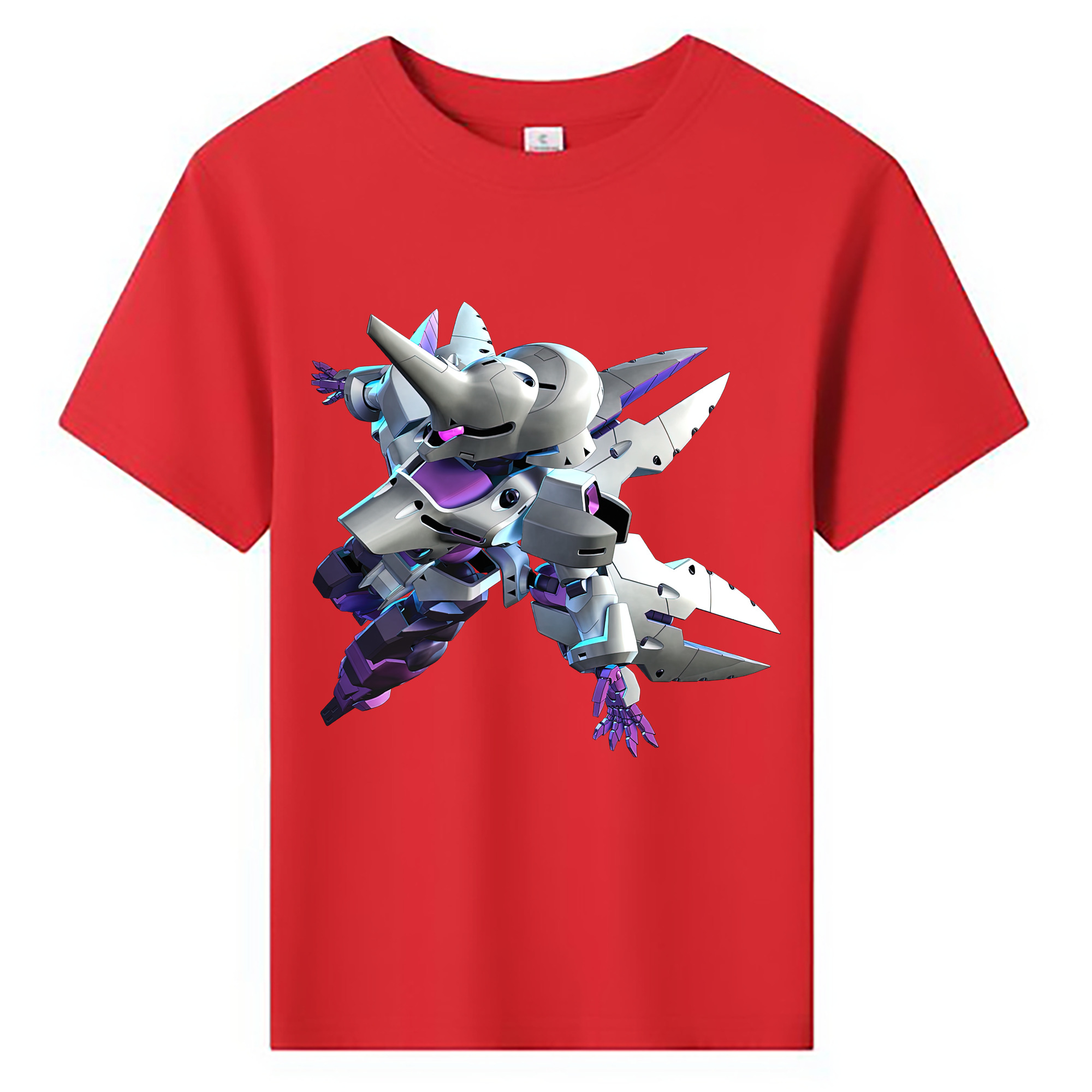 （画像用） 機動戦士ガンダム Mobile Suit Gundam 綿100％キッズTシャツ（フロントプリント）