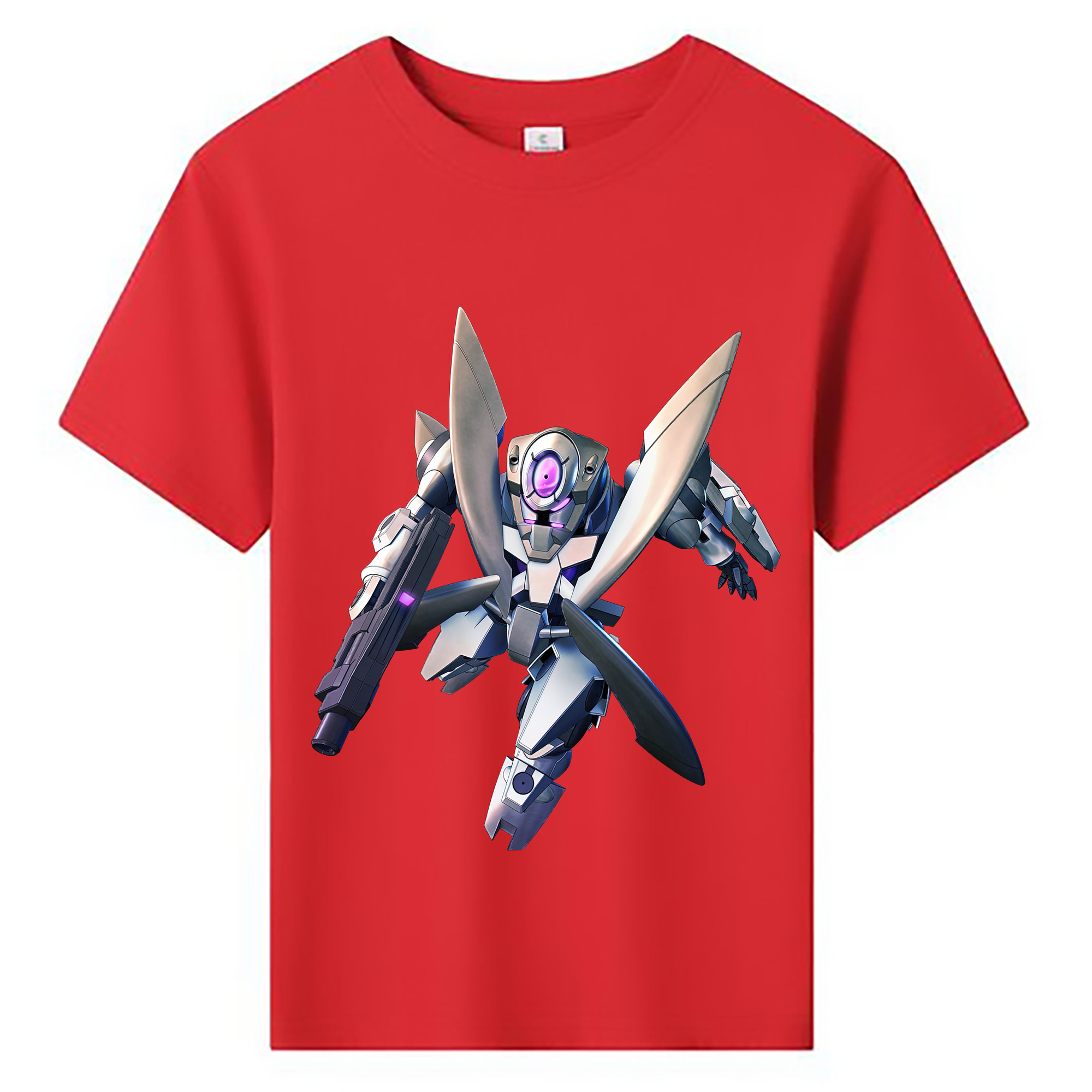 （画像用） 機動戦士ガンダム Mobile Suit Gundam 綿100％キッズTシャツ（フロントプリント）