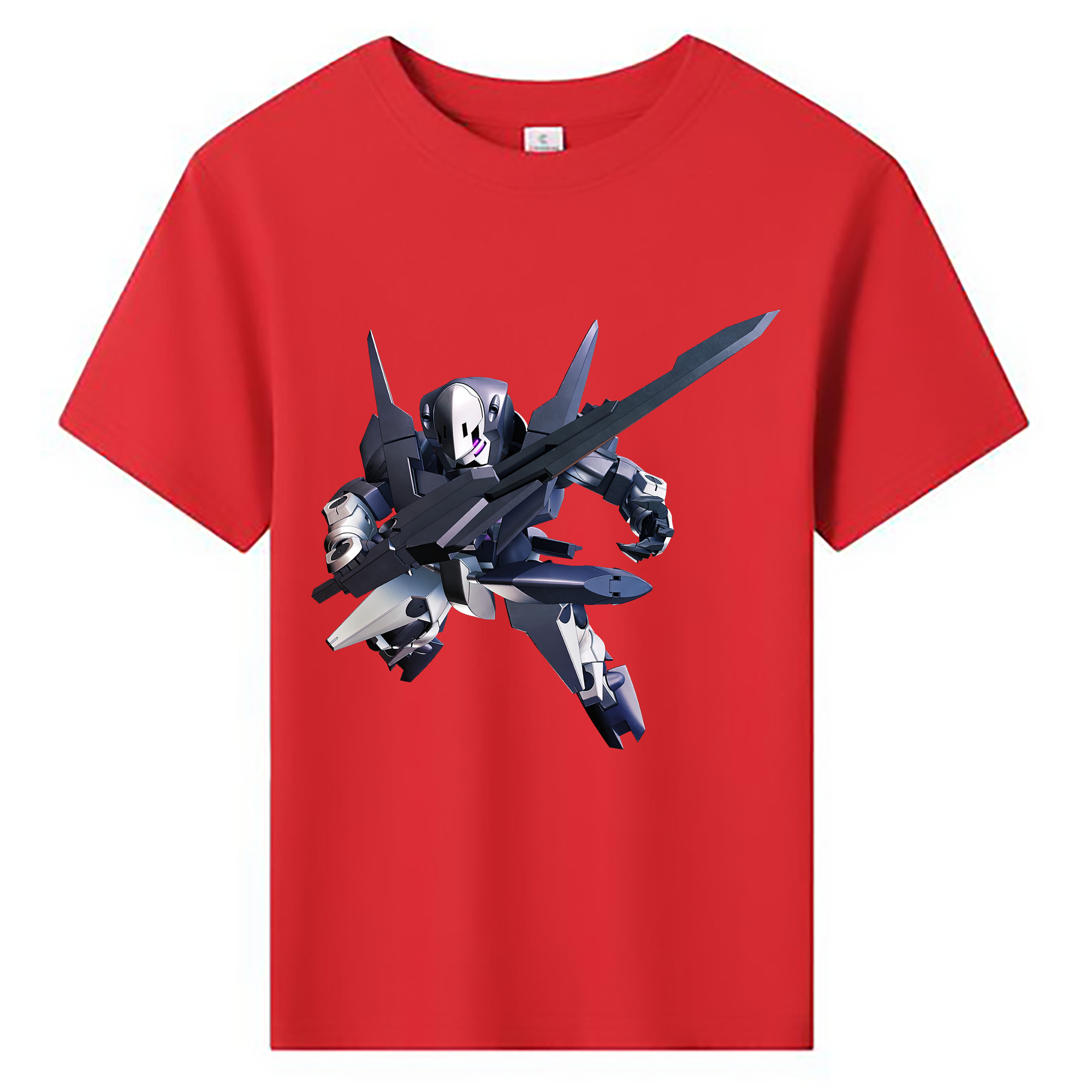（画像用） 機動戦士ガンダム Mobile Suit Gundam 綿100％キッズTシャツ（フロントプリント）