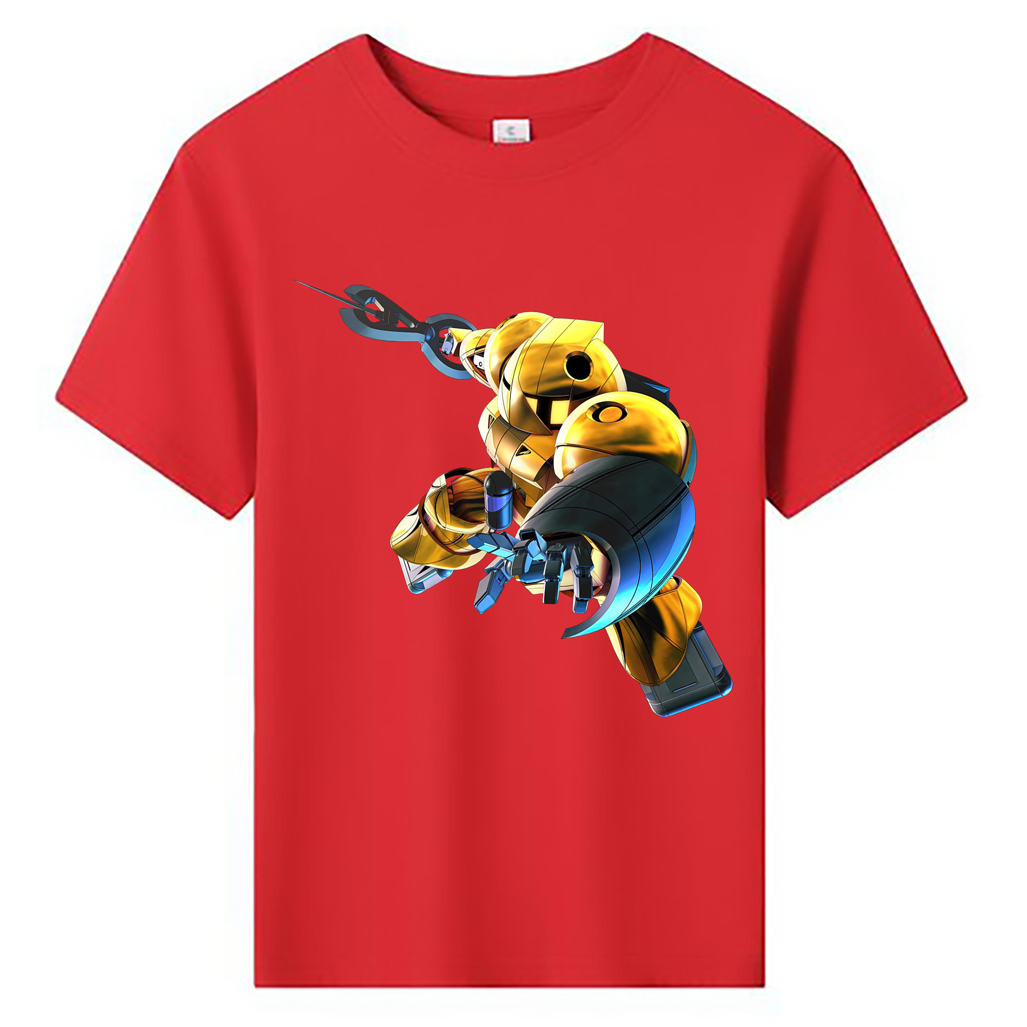 （画像用） 機動戦士ガンダム Mobile Suit Gundam 綿100％キッズTシャツ（フロントプリント）