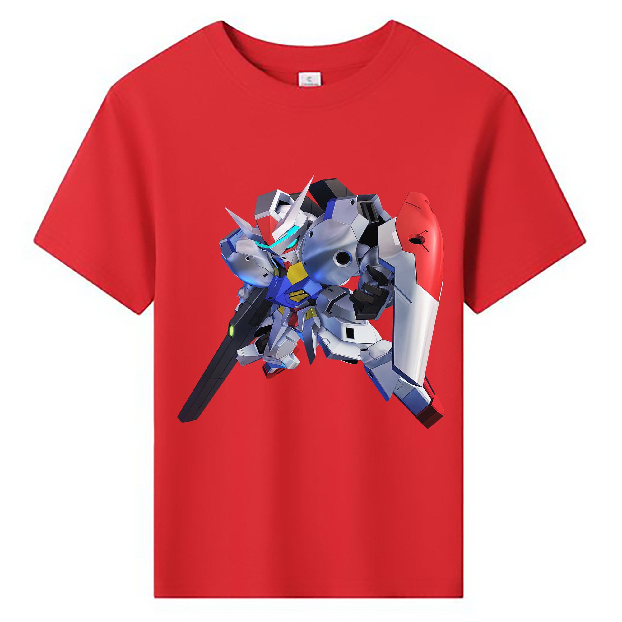 （画像用） 機動戦士ガンダム Mobile Suit Gundam 綿100％キッズTシャツ（フロントプリント）