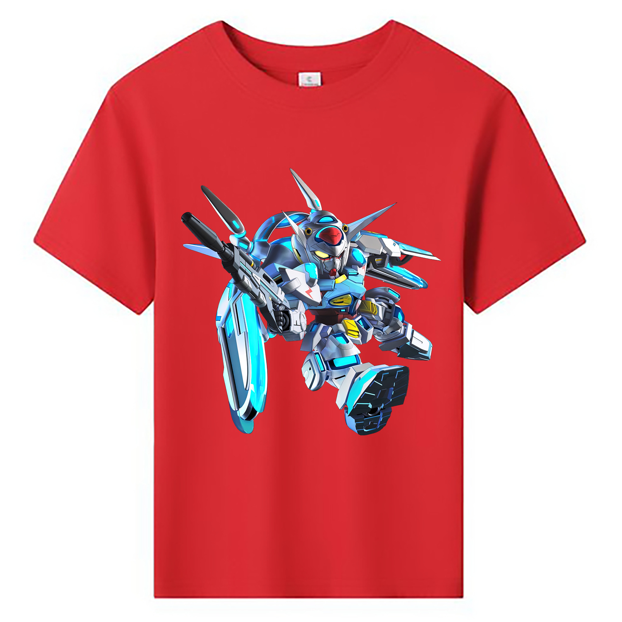 （画像用） 機動戦士ガンダム Mobile Suit Gundam 綿100％キッズTシャツ（フロントプリント）