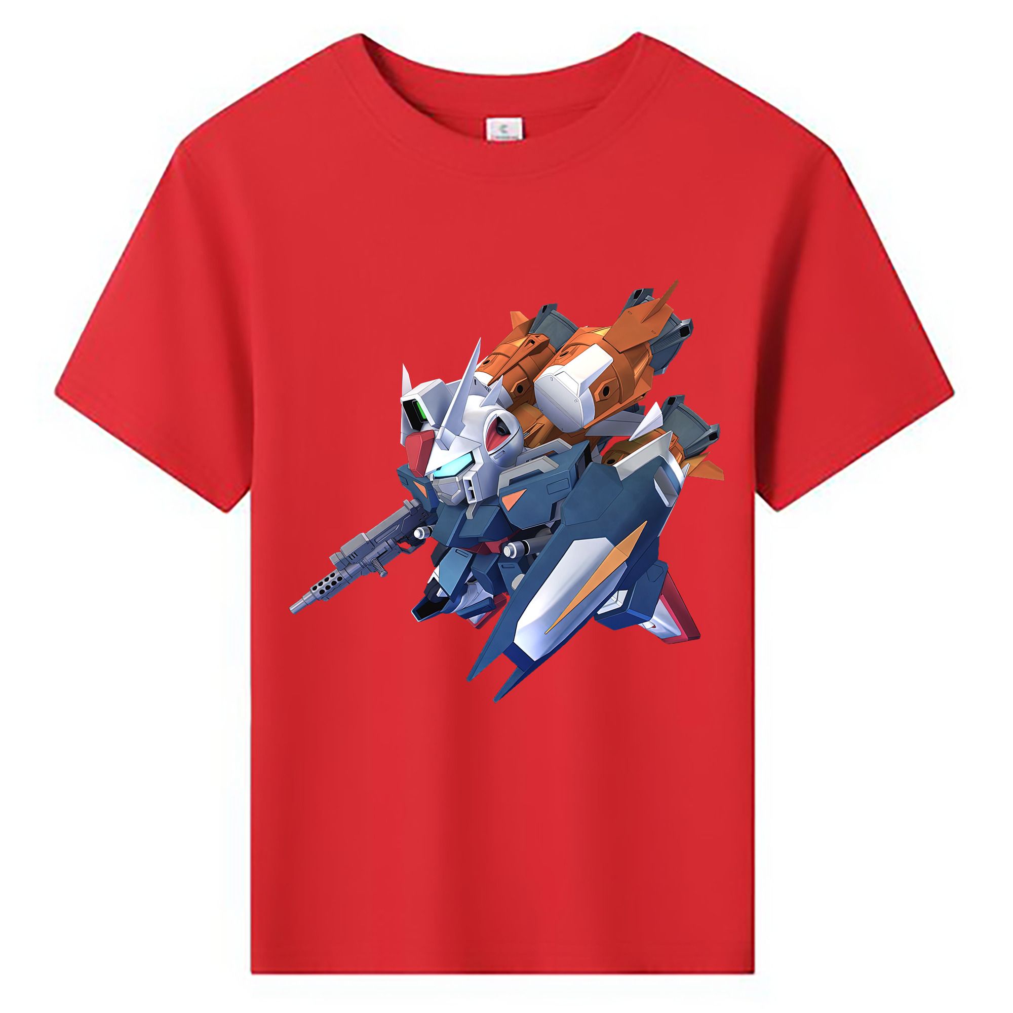 （画像用） 機動戦士ガンダム Mobile Suit Gundam 綿100％キッズTシャツ（フロントプリント）
