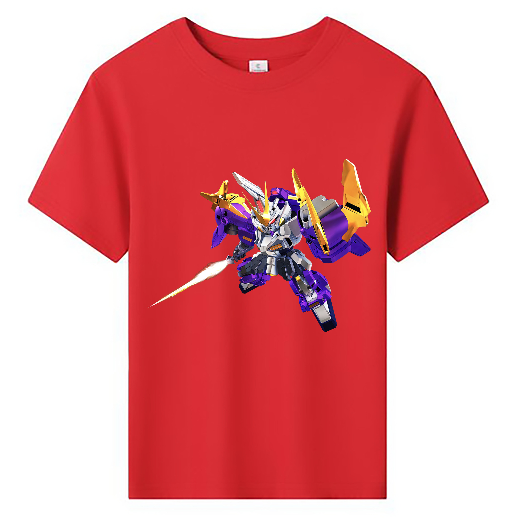 （画像用） 機動戦士ガンダム Mobile Suit Gundam 綿100％キッズTシャツ（フロントプリント）