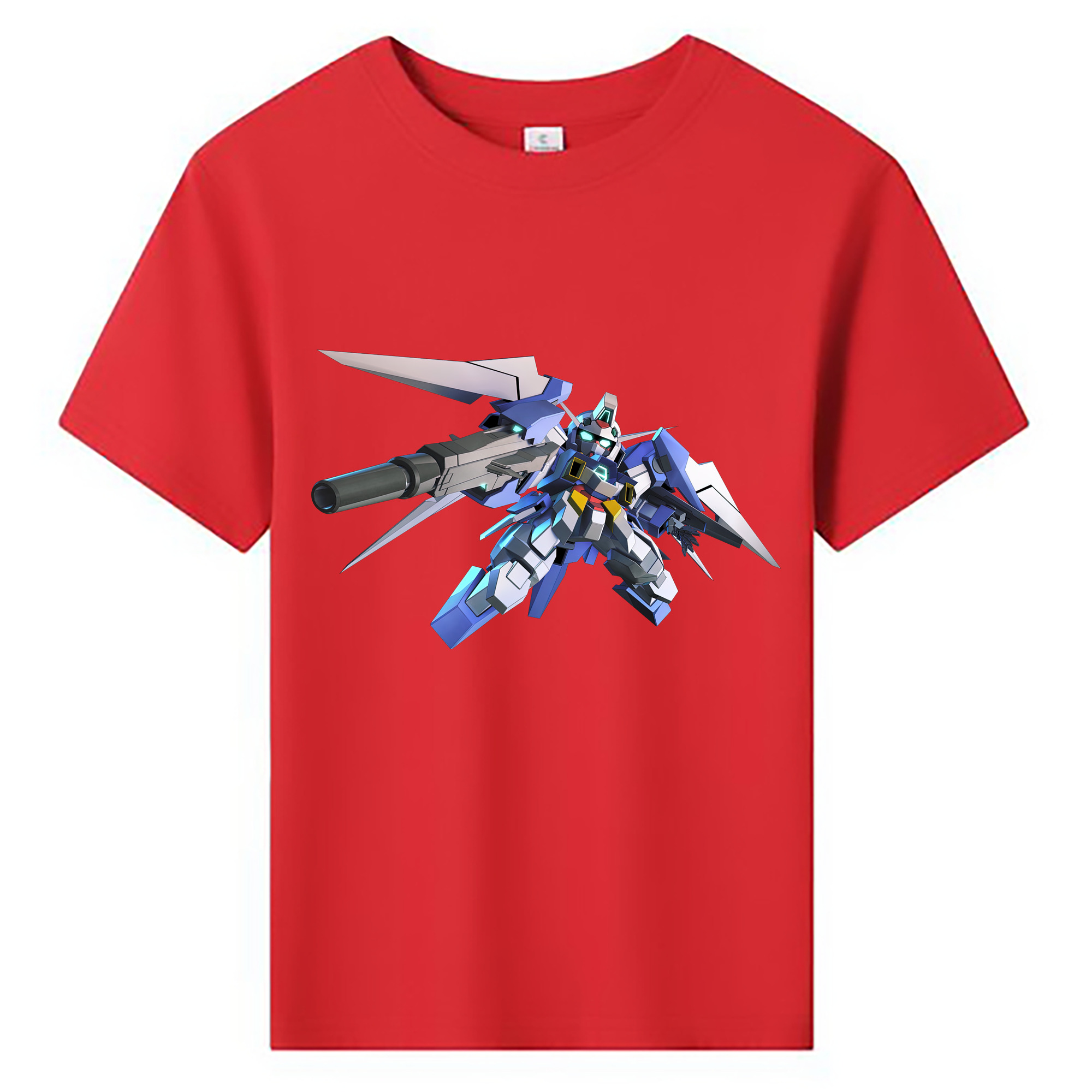 （画像用） 機動戦士ガンダム Mobile Suit Gundam 綿100％キッズTシャツ（フロントプリント）
