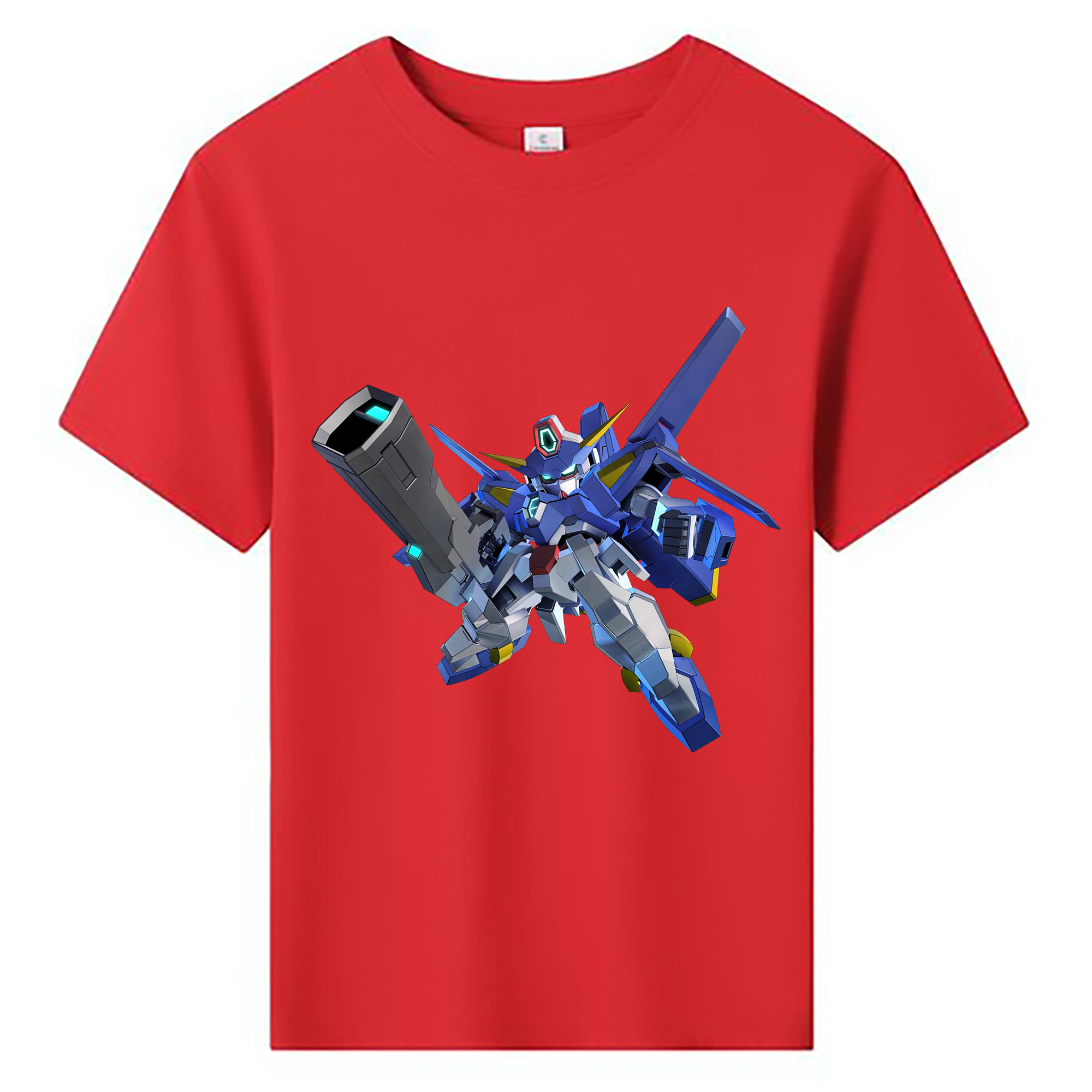 （画像用） 機動戦士ガンダム Mobile Suit Gundam 綿100％キッズTシャツ（フロントプリント）