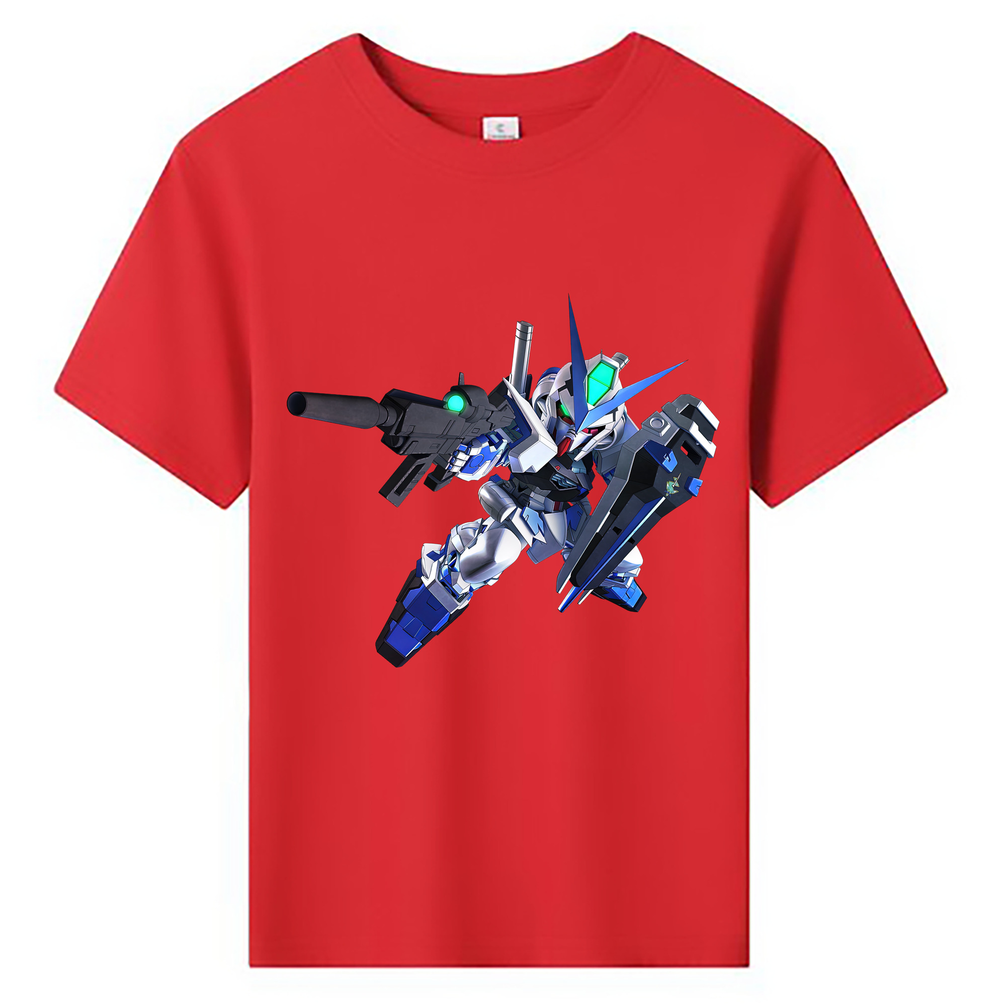（画像用） 機動戦士ガンダム Mobile Suit Gundam 綿100％キッズTシャツ（フロントプリント）