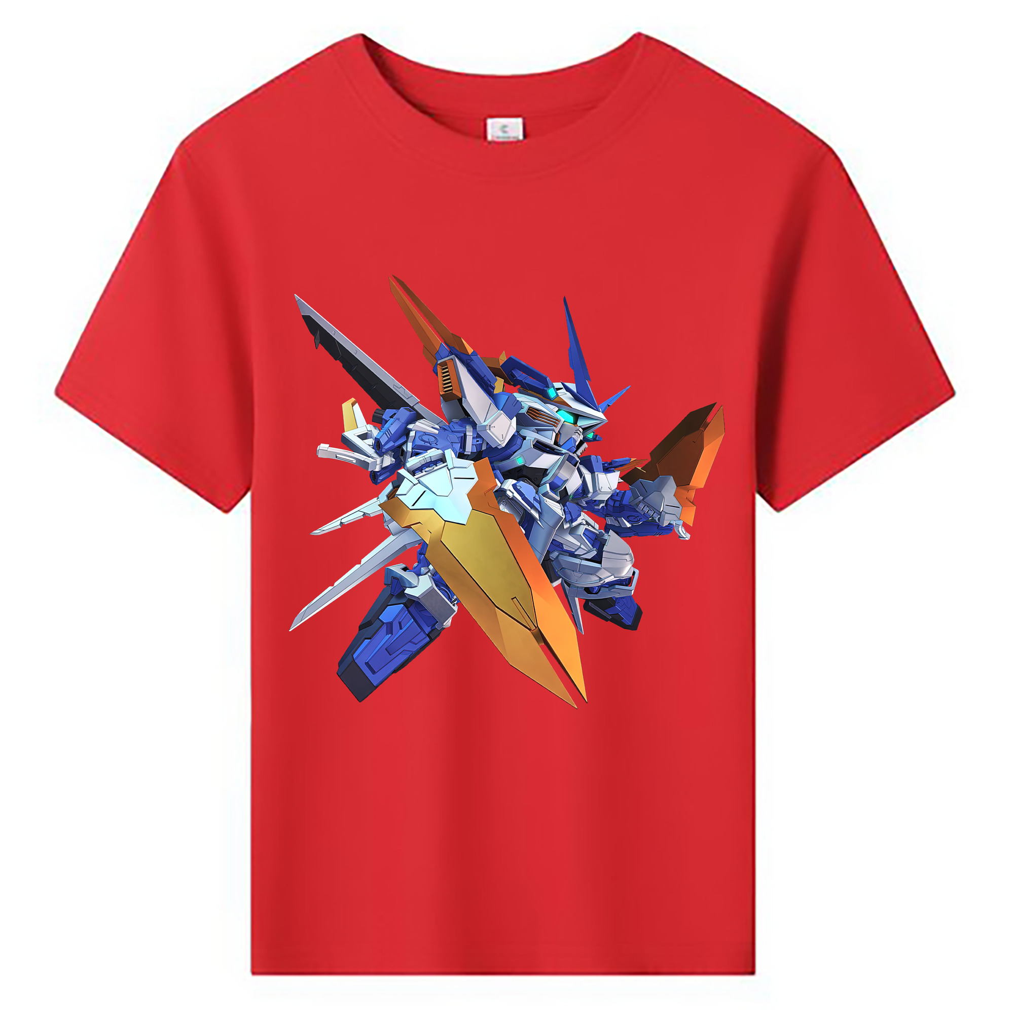 （画像用） 機動戦士ガンダム Mobile Suit Gundam 綿100％キッズTシャツ（フロントプリント）