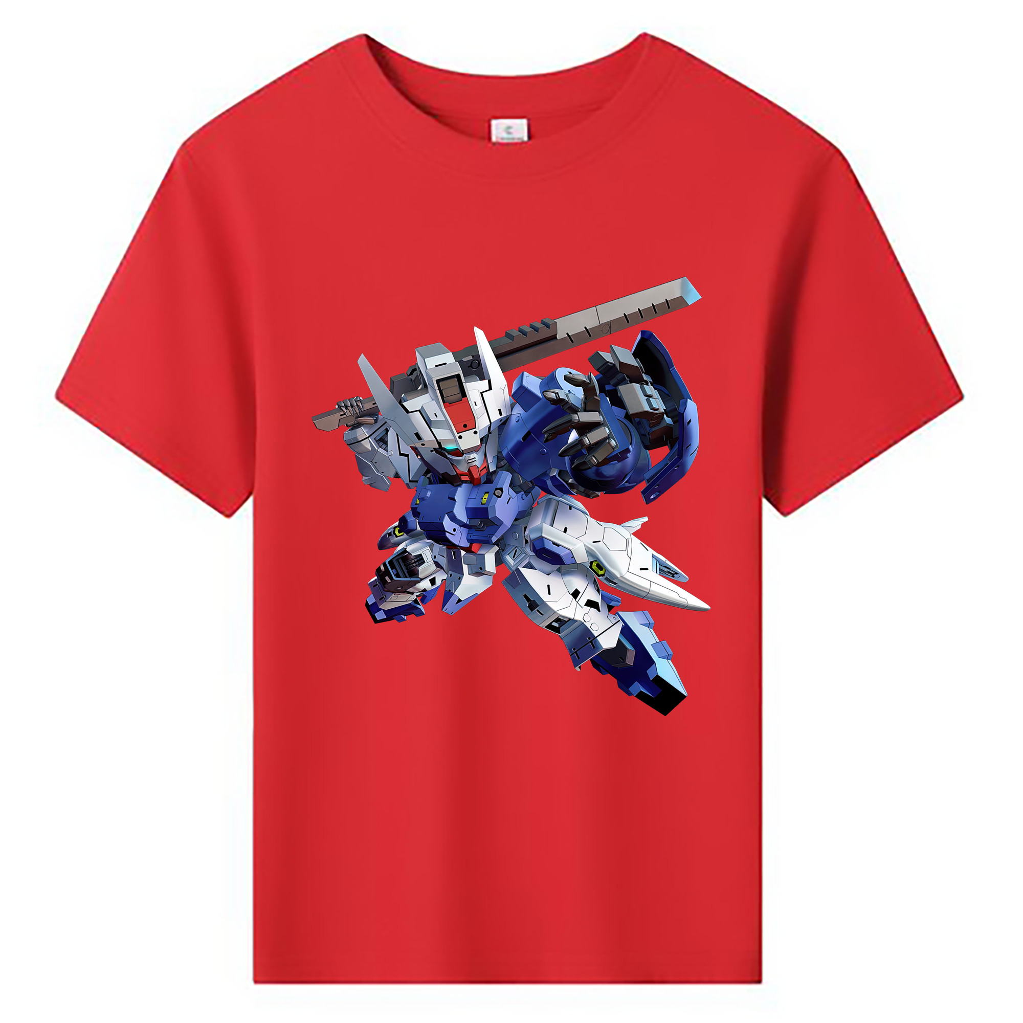 （画像用） 機動戦士ガンダム Mobile Suit Gundam 綿100％キッズTシャツ（フロントプリント）
