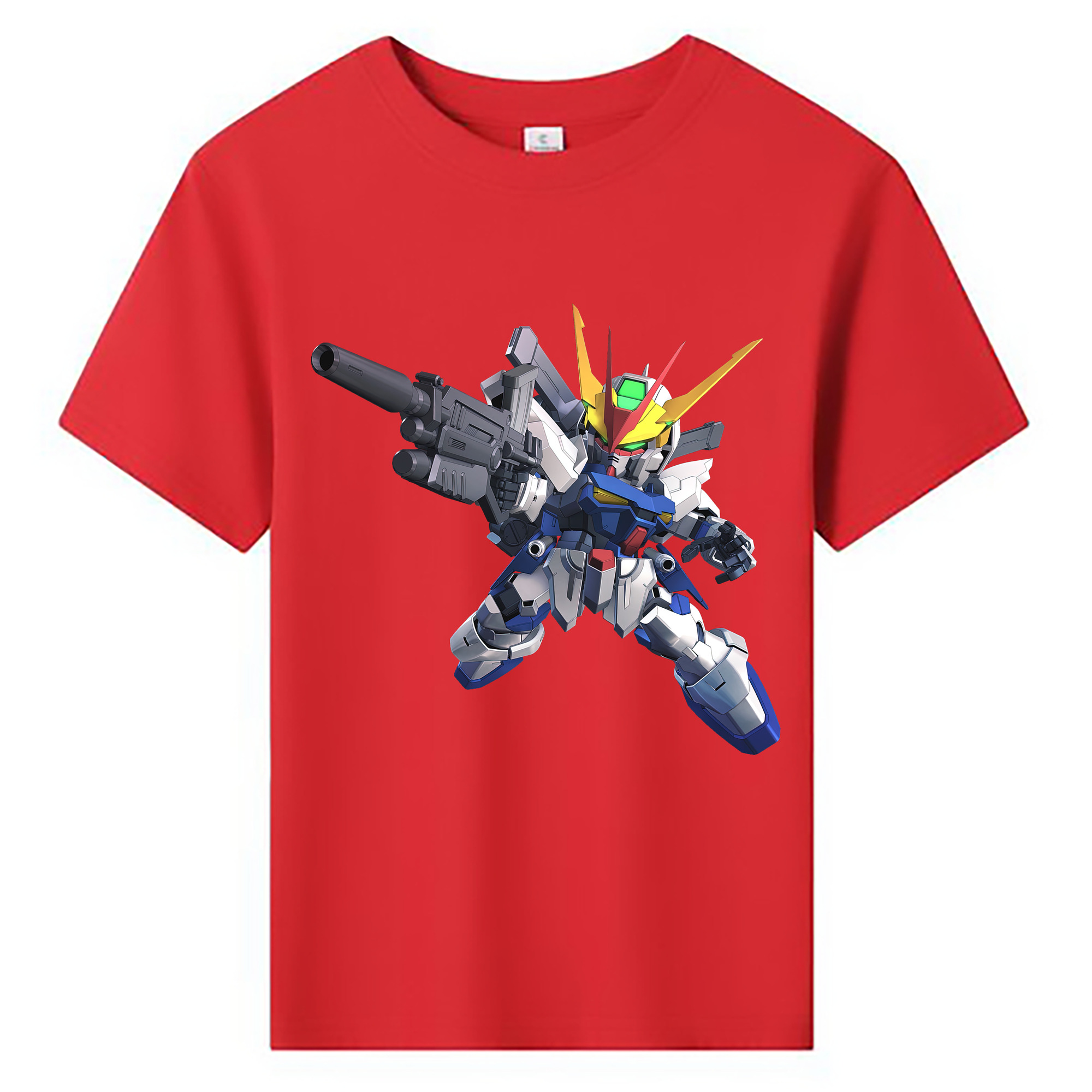 （画像用） 機動戦士ガンダム Mobile Suit Gundam 綿100％キッズTシャツ（フロントプリント）