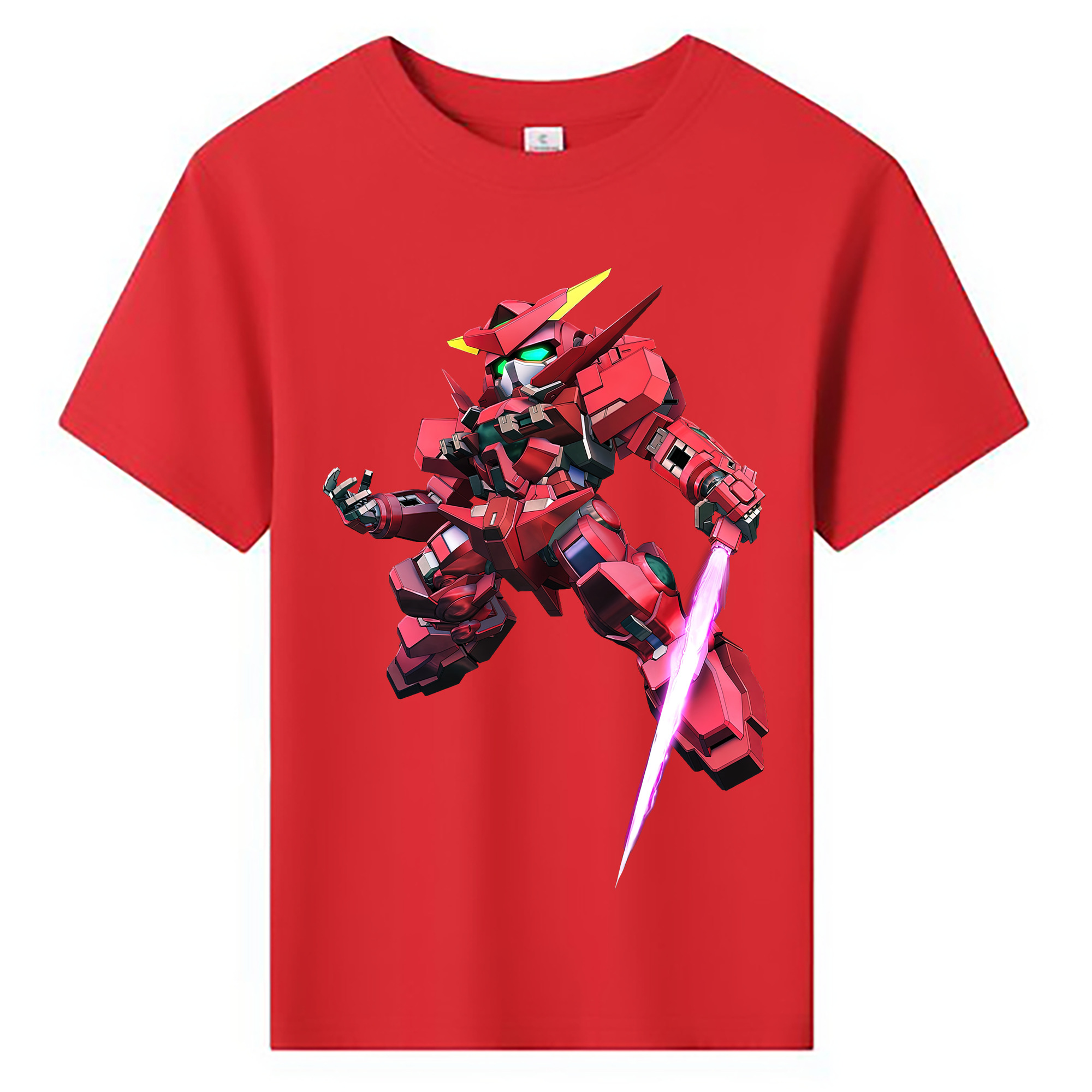 （画像用） 機動戦士ガンダム Mobile Suit Gundam 綿100％キッズTシャツ（フロントプリント）