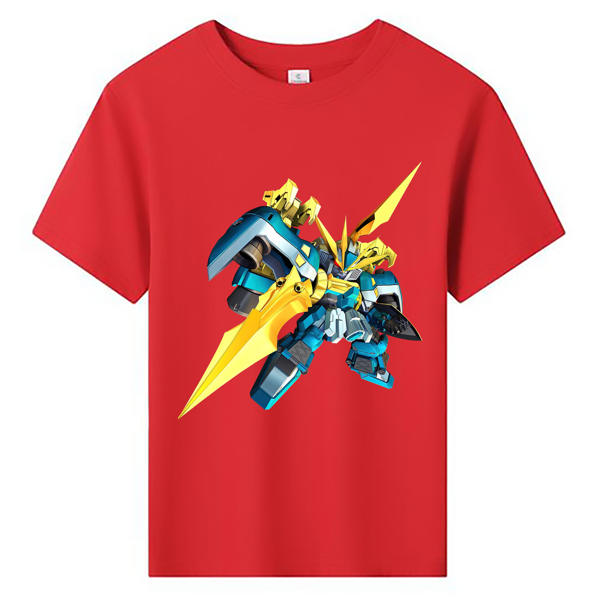（画像用） 機動戦士ガンダム Mobile Suit Gundam 綿100％キッズTシャツ（フロントプリント）