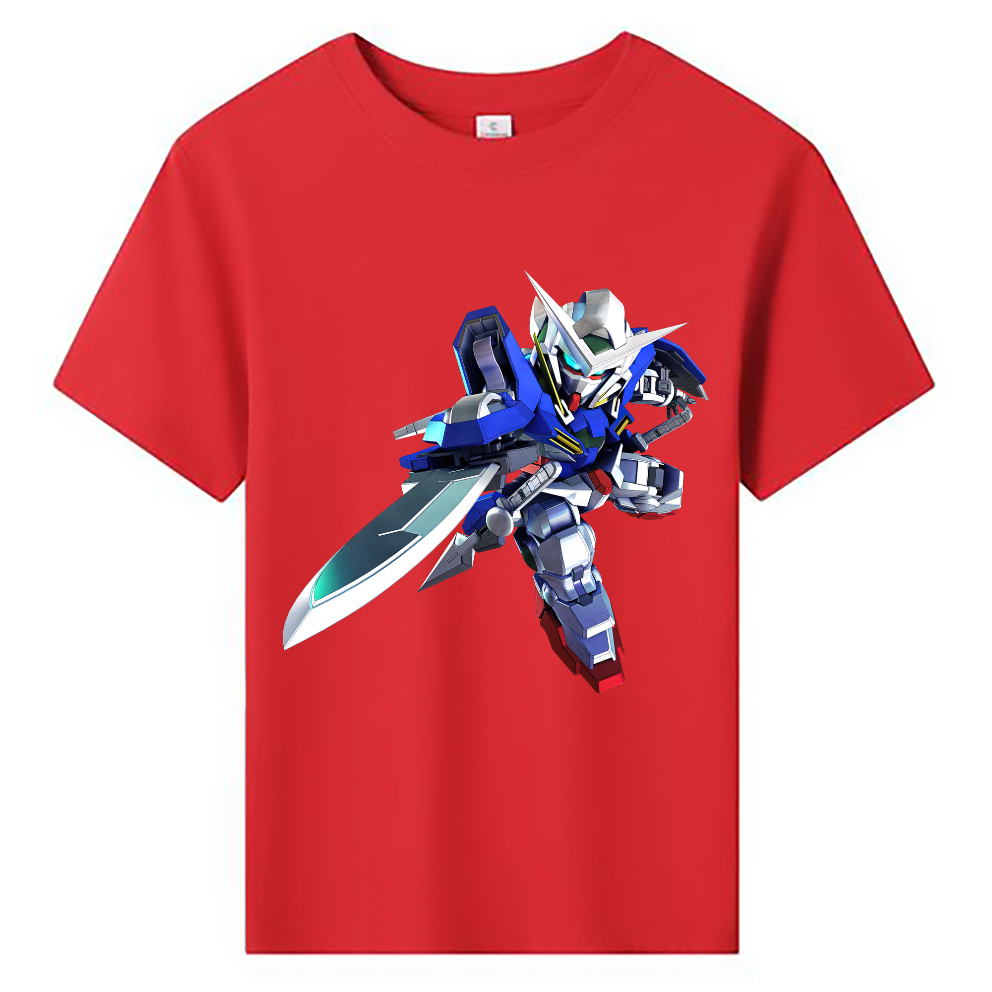 （画像用） 機動戦士ガンダム Mobile Suit Gundam 綿100％キッズTシャツ（フロントプリント）