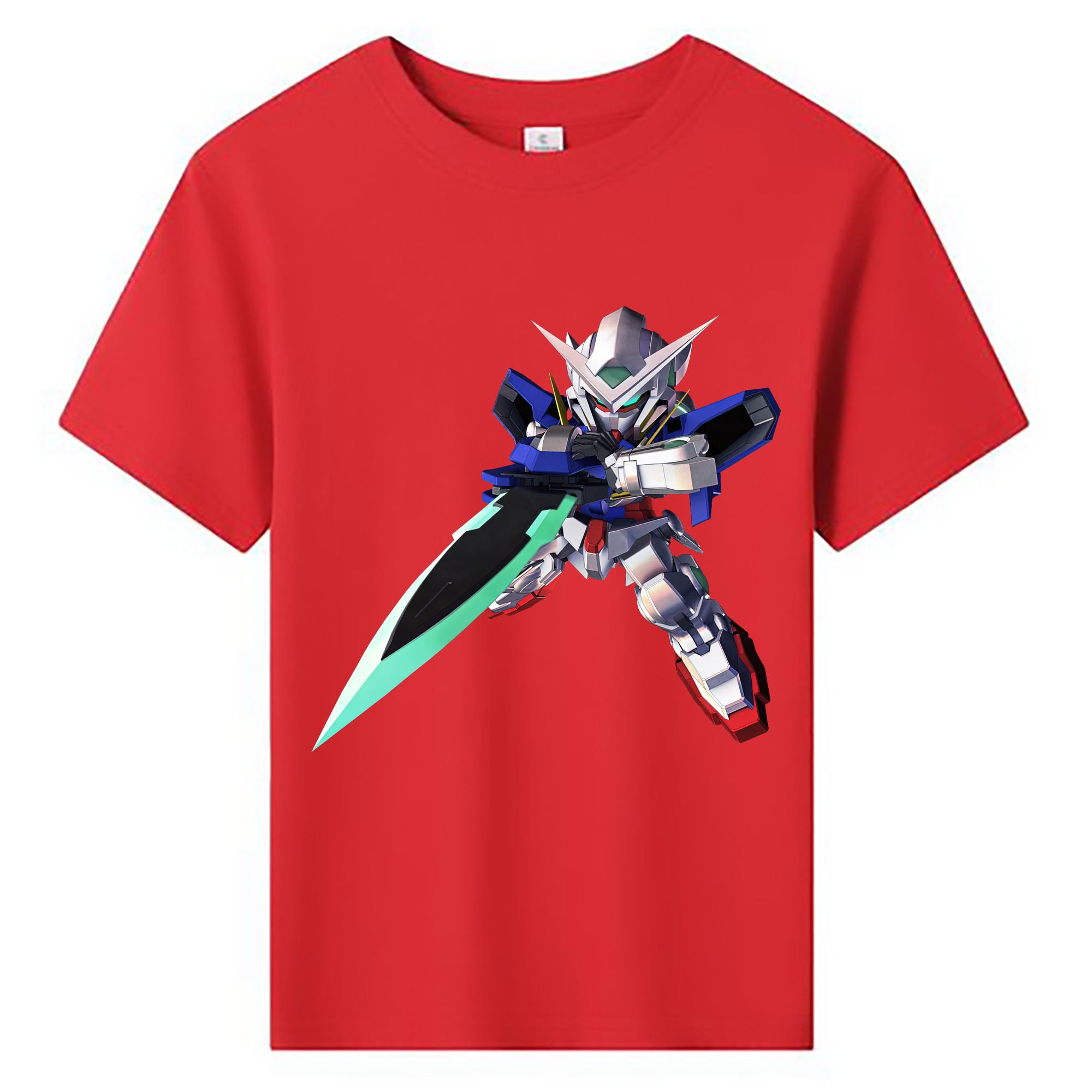 （画像用） 機動戦士ガンダム Mobile Suit Gundam 綿100％キッズTシャツ（フロントプリント）