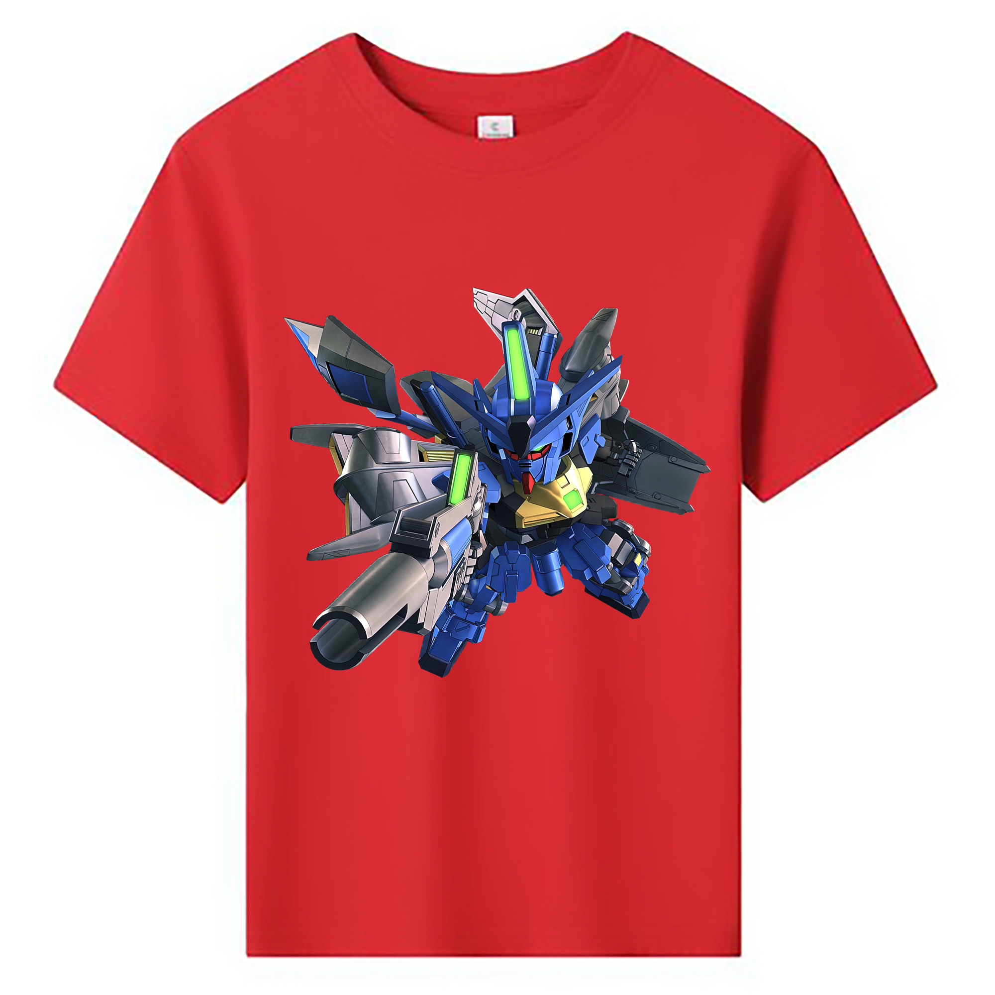 （画像用） 機動戦士ガンダム Mobile Suit Gundam 綿100％キッズTシャツ（フロントプリント）