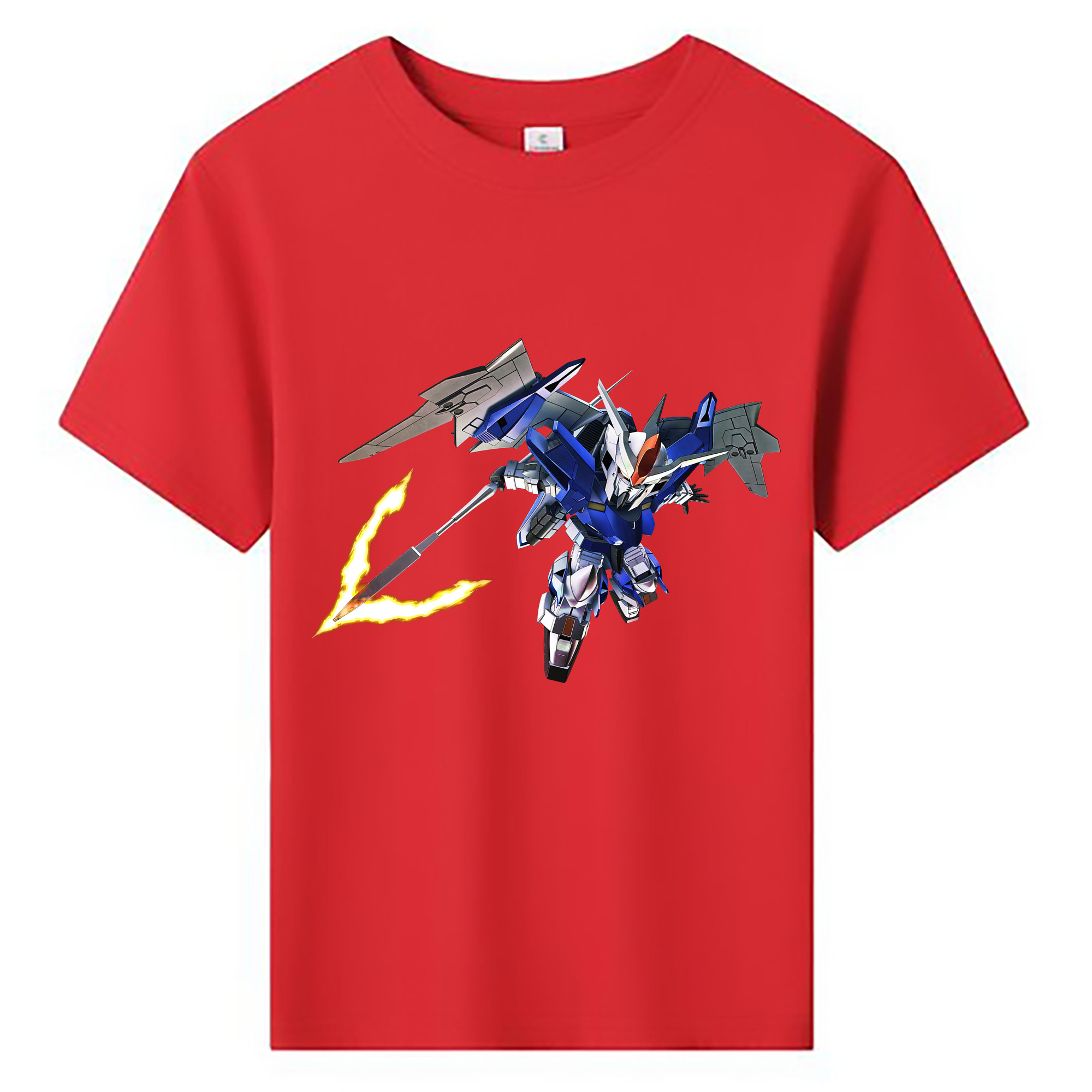 （画像用） 機動戦士ガンダム Mobile Suit Gundam 綿100％キッズTシャツ（フロントプリント）