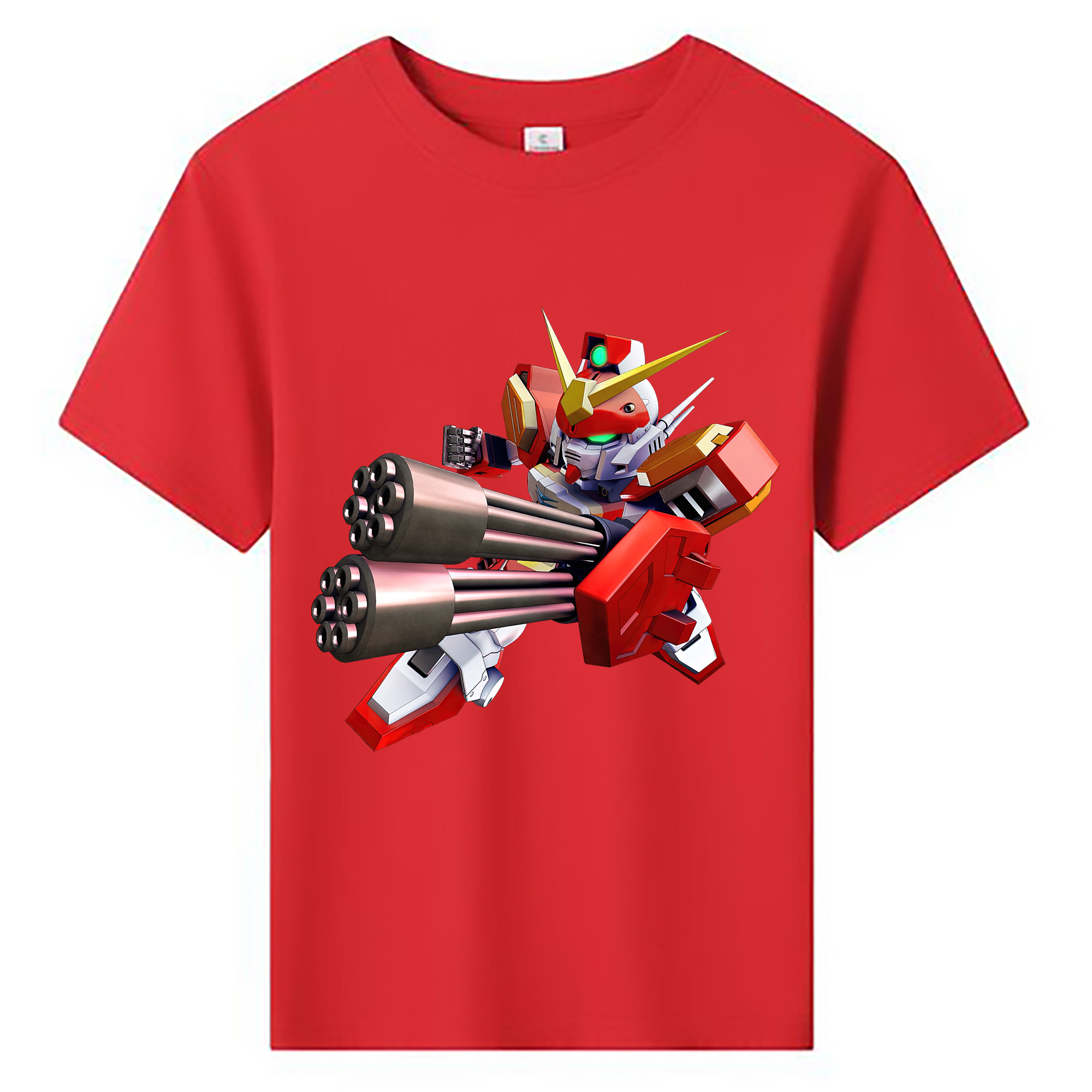 （画像用） 機動戦士ガンダム Mobile Suit Gundam 綿100％キッズTシャツ（フロントプリント）