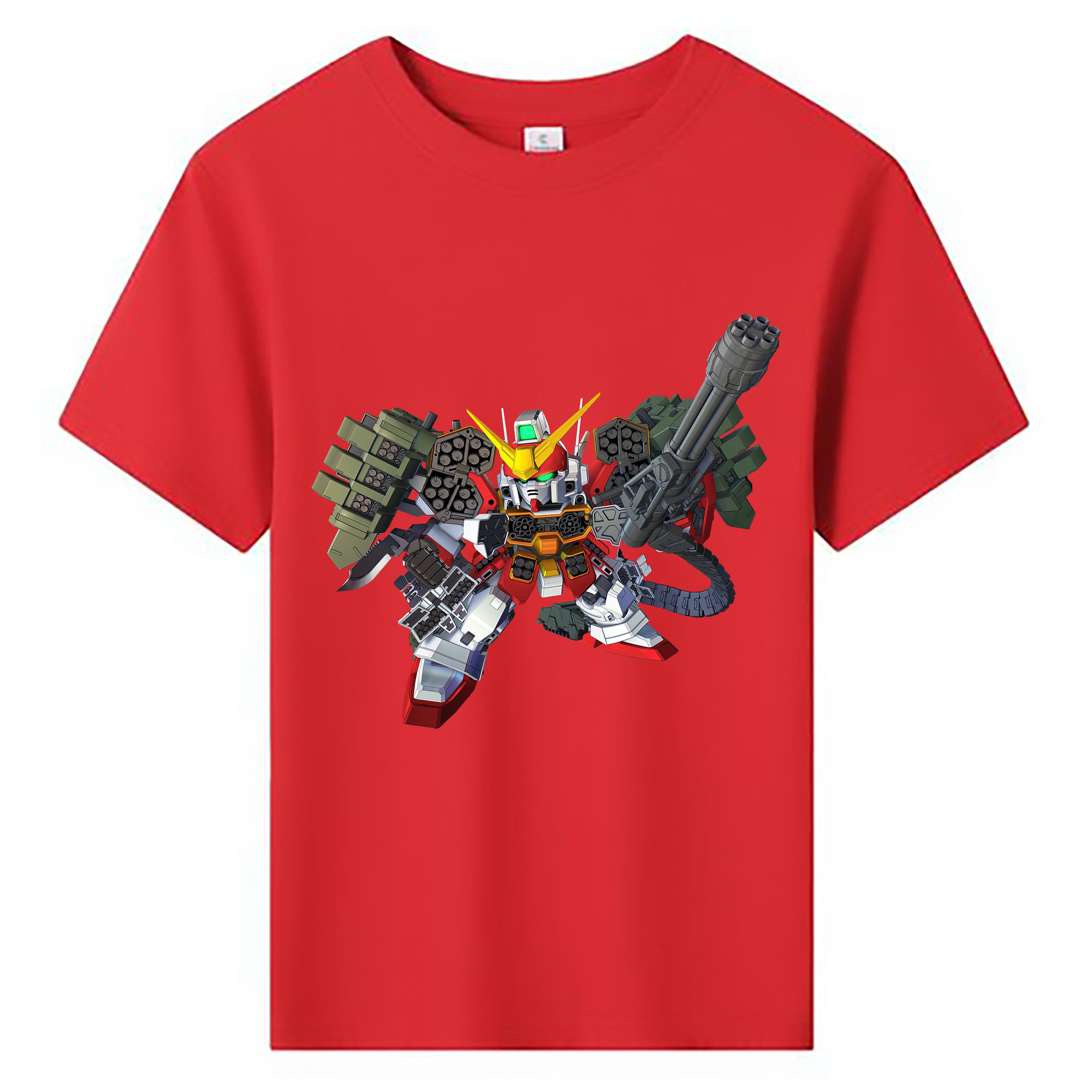 （画像用） 機動戦士ガンダム Mobile Suit Gundam 綿100％キッズTシャツ（フロントプリント）