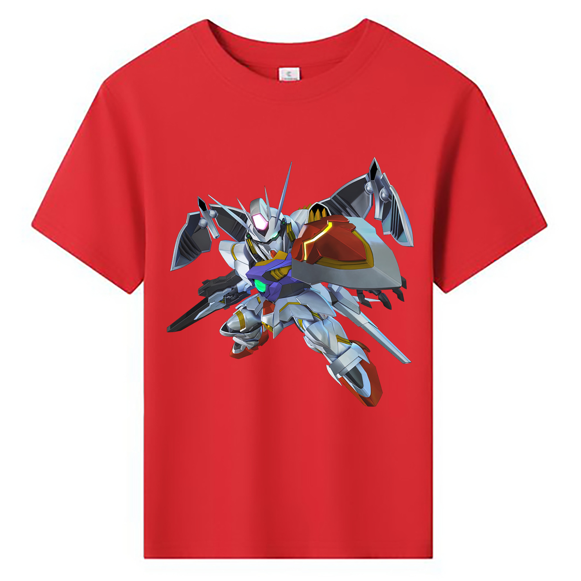 （画像用） 機動戦士ガンダム Mobile Suit Gundam 綿100％キッズTシャツ（フロントプリント）