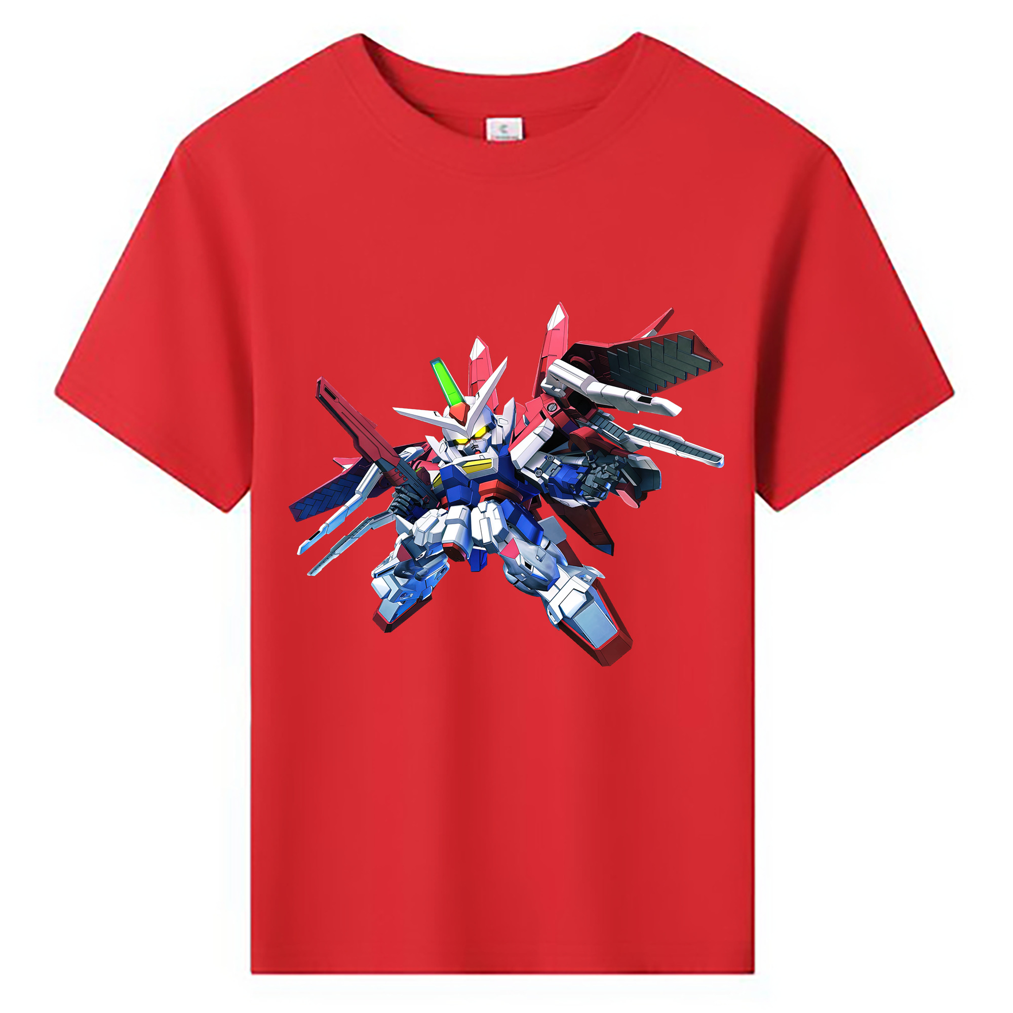 （画像用） 機動戦士ガンダム Mobile Suit Gundam 綿100％キッズTシャツ（フロントプリント）