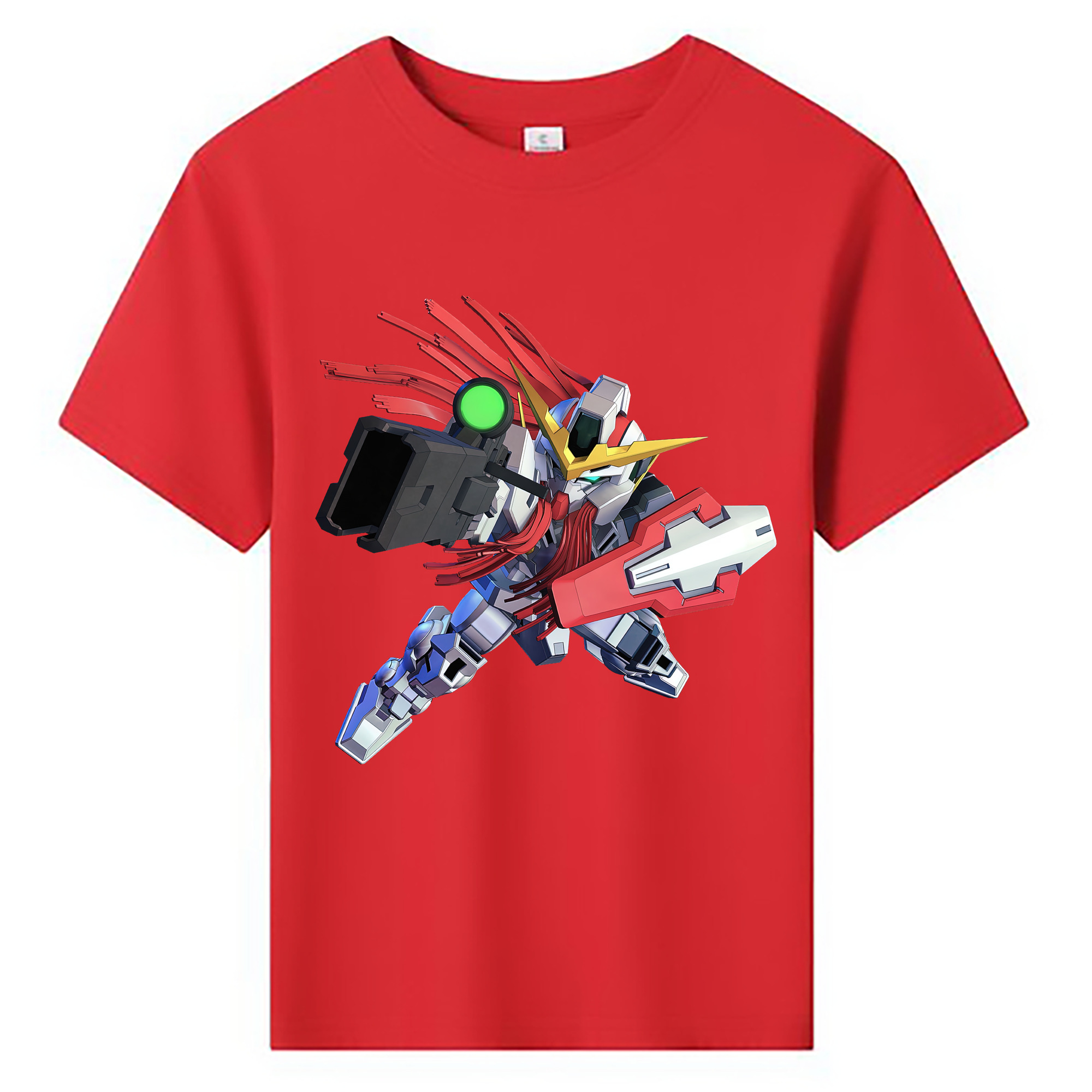 （画像用） 機動戦士ガンダム Mobile Suit Gundam 綿100％キッズTシャツ（フロントプリント）