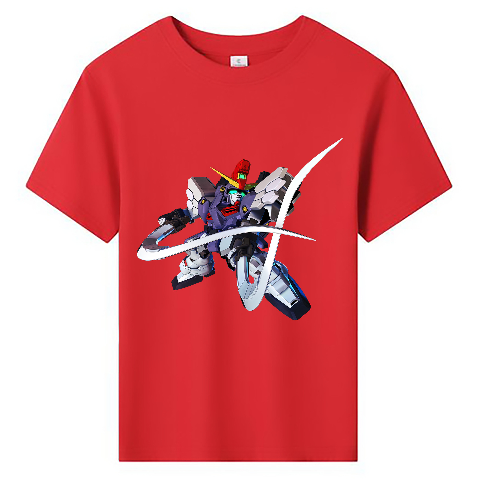 （画像用） 機動戦士ガンダム Mobile Suit Gundam 綿100％キッズTシャツ（フロントプリント）