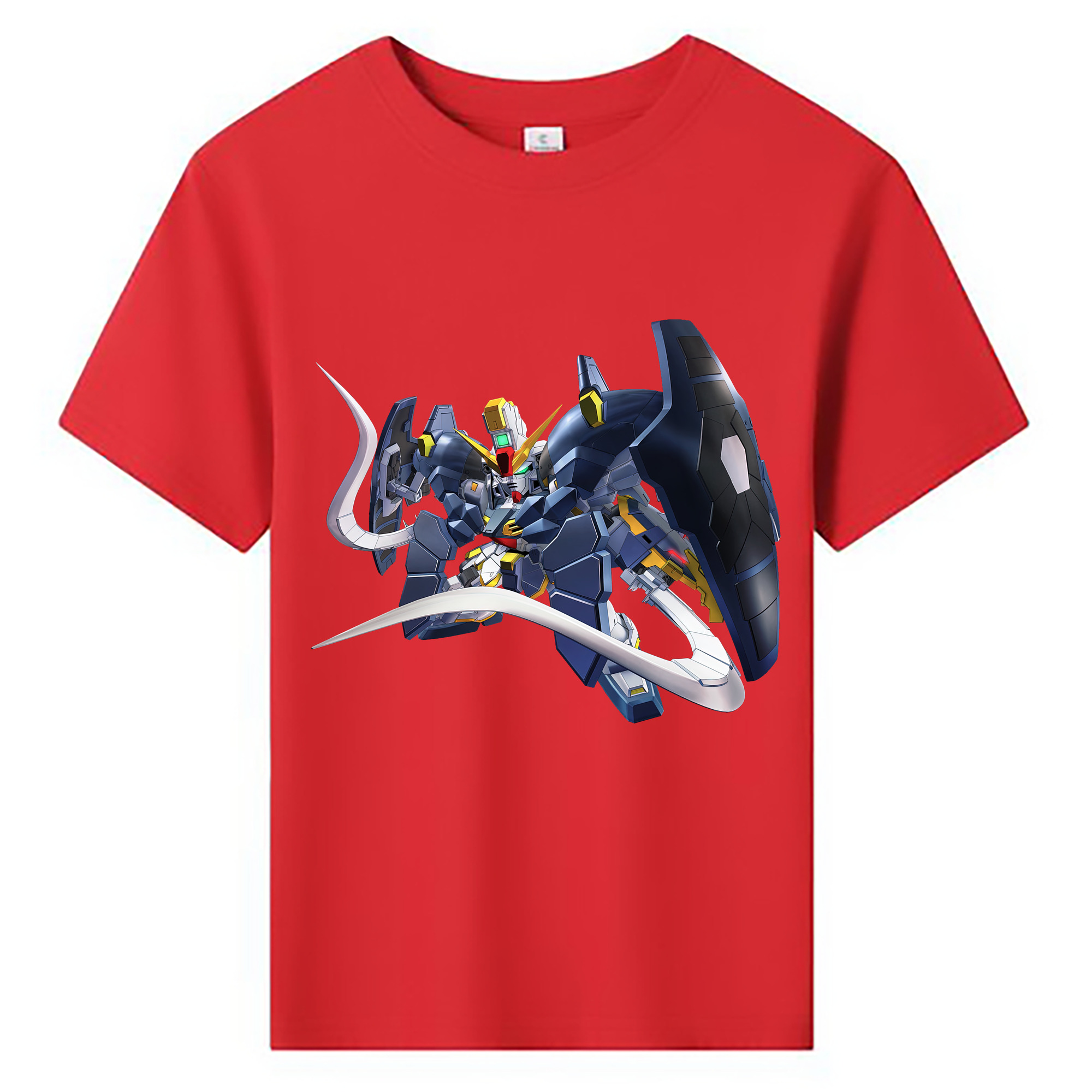（画像用） 機動戦士ガンダム Mobile Suit Gundam 綿100％キッズTシャツ（フロントプリント）
