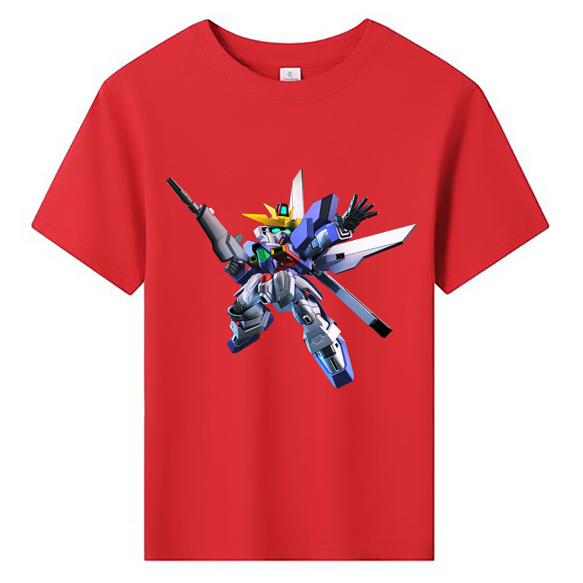 （画像用） 機動戦士ガンダム Mobile Suit Gundam 綿100％キッズTシャツ（フロントプリント）