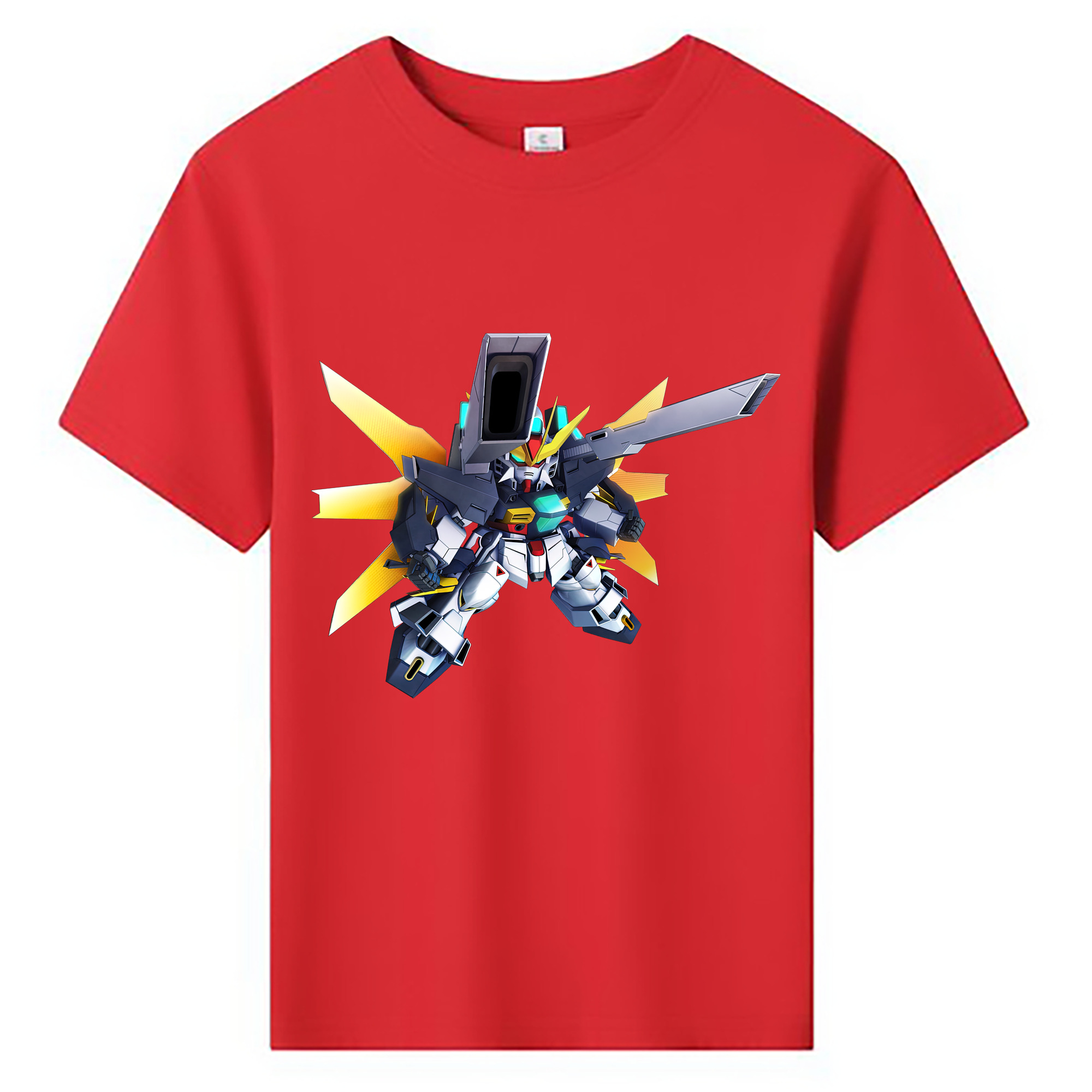 （画像用） 機動戦士ガンダム Mobile Suit Gundam 綿100％キッズTシャツ（フロントプリント）