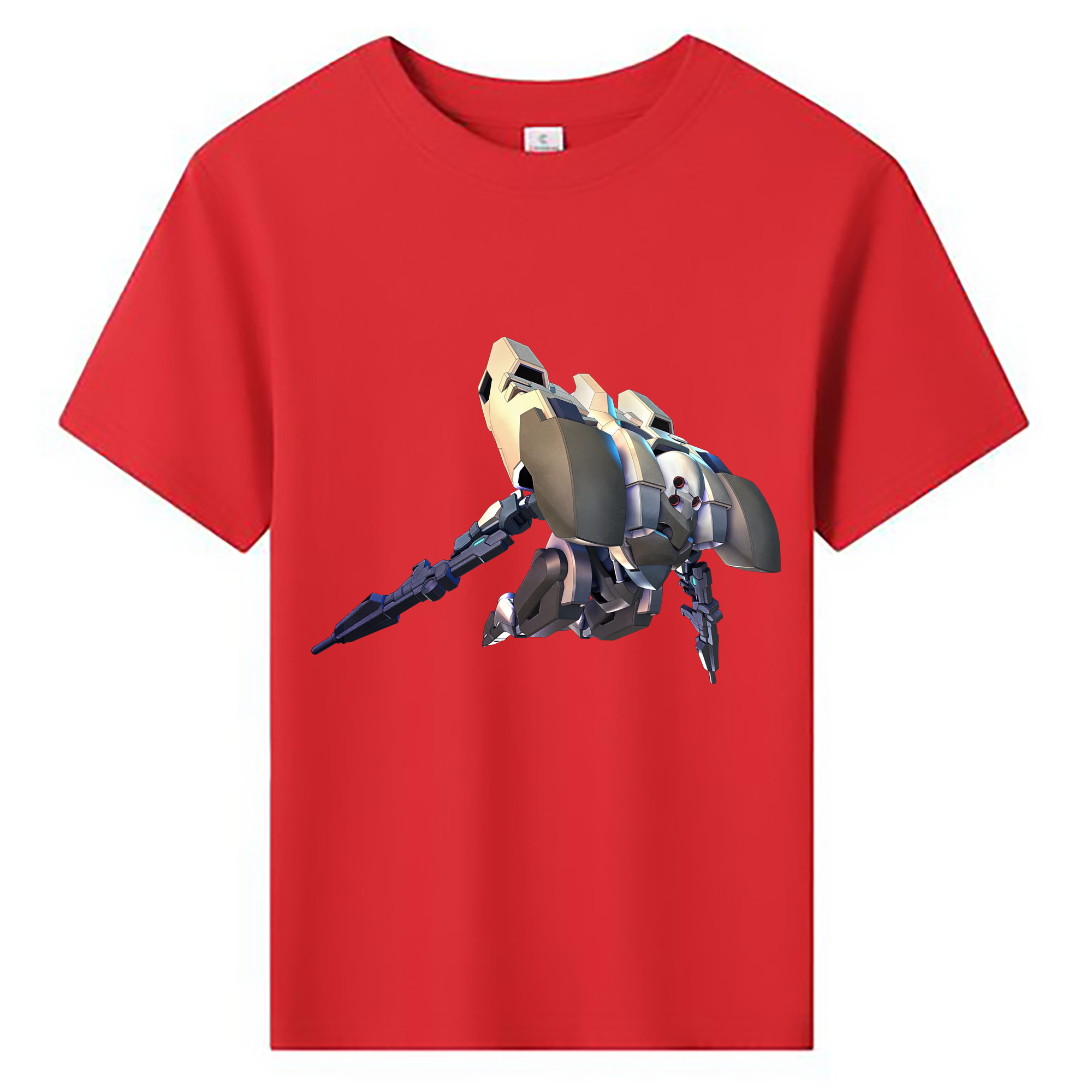 （画像用） 機動戦士ガンダム Mobile Suit Gundam 綿100％キッズTシャツ（フロントプリント）