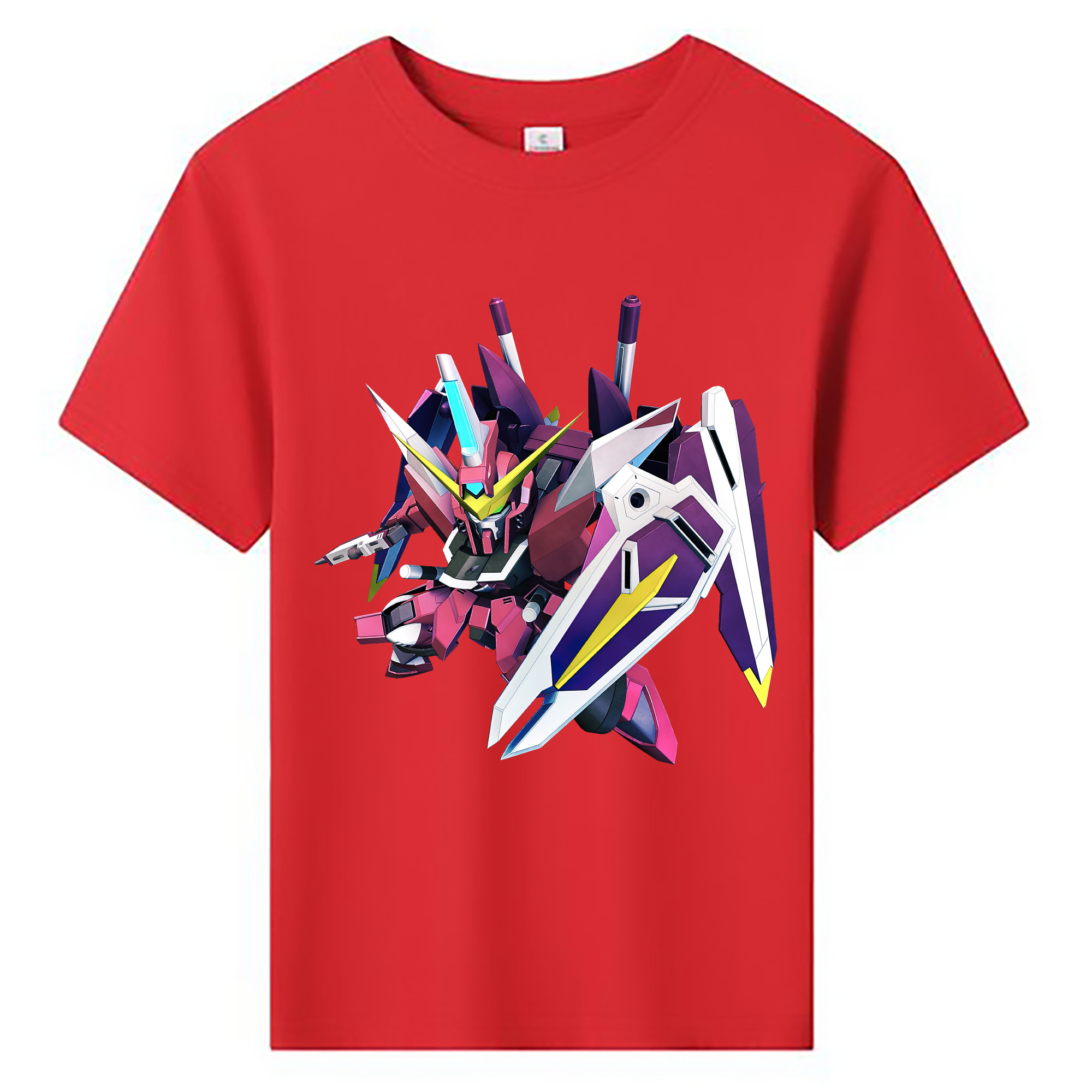 （画像用） 機動戦士ガンダム Mobile Suit Gundam 綿100％キッズTシャツ（フロントプリント）