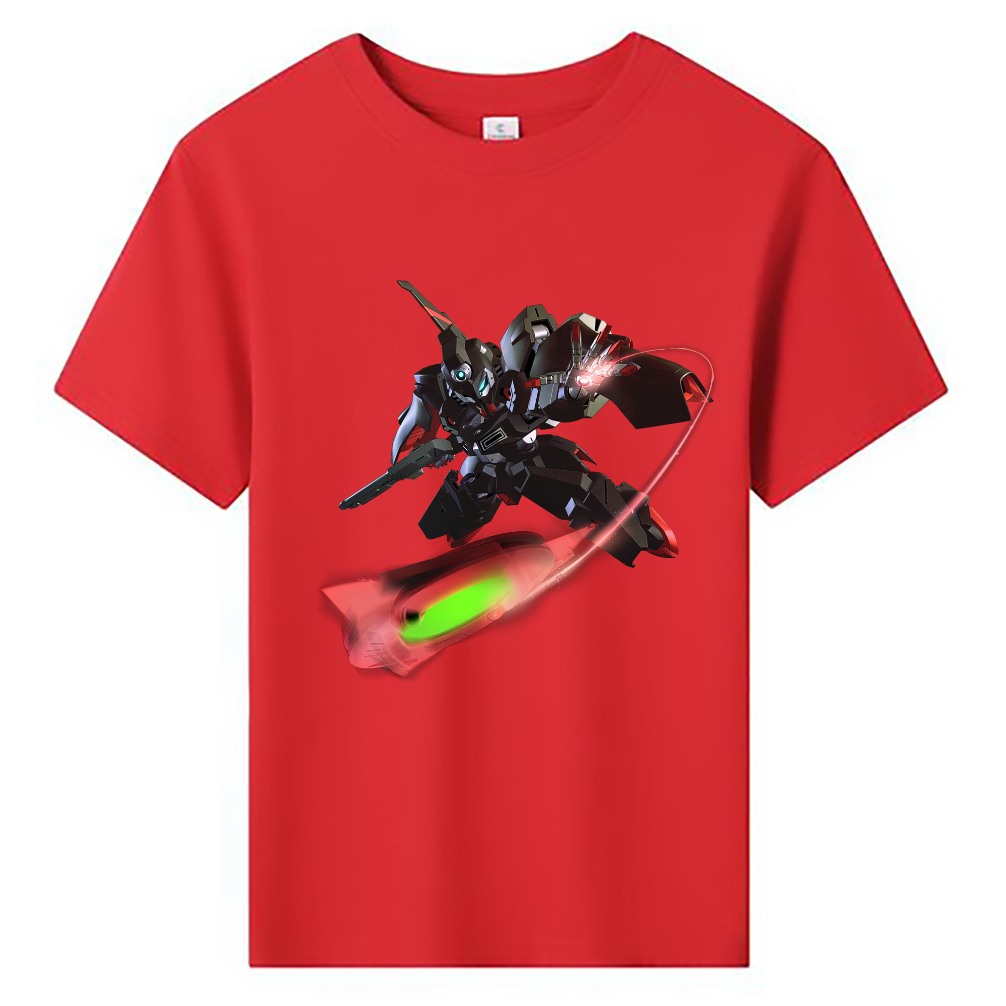 （画像用） 機動戦士ガンダム Mobile Suit Gundam 綿100％キッズTシャツ（フロントプリント）