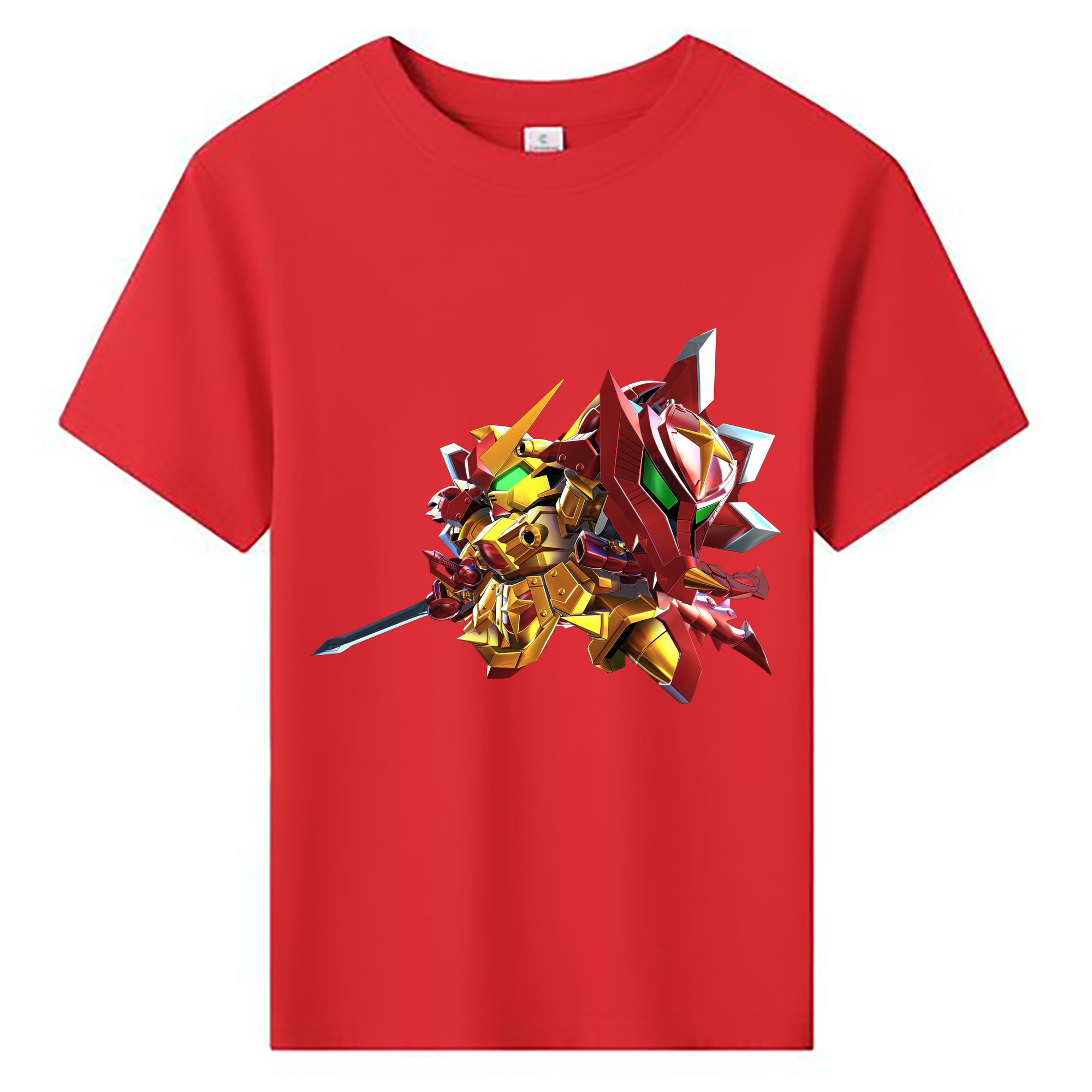 （画像用） 機動戦士ガンダム Mobile Suit Gundam 綿100％キッズTシャツ（フロントプリント）