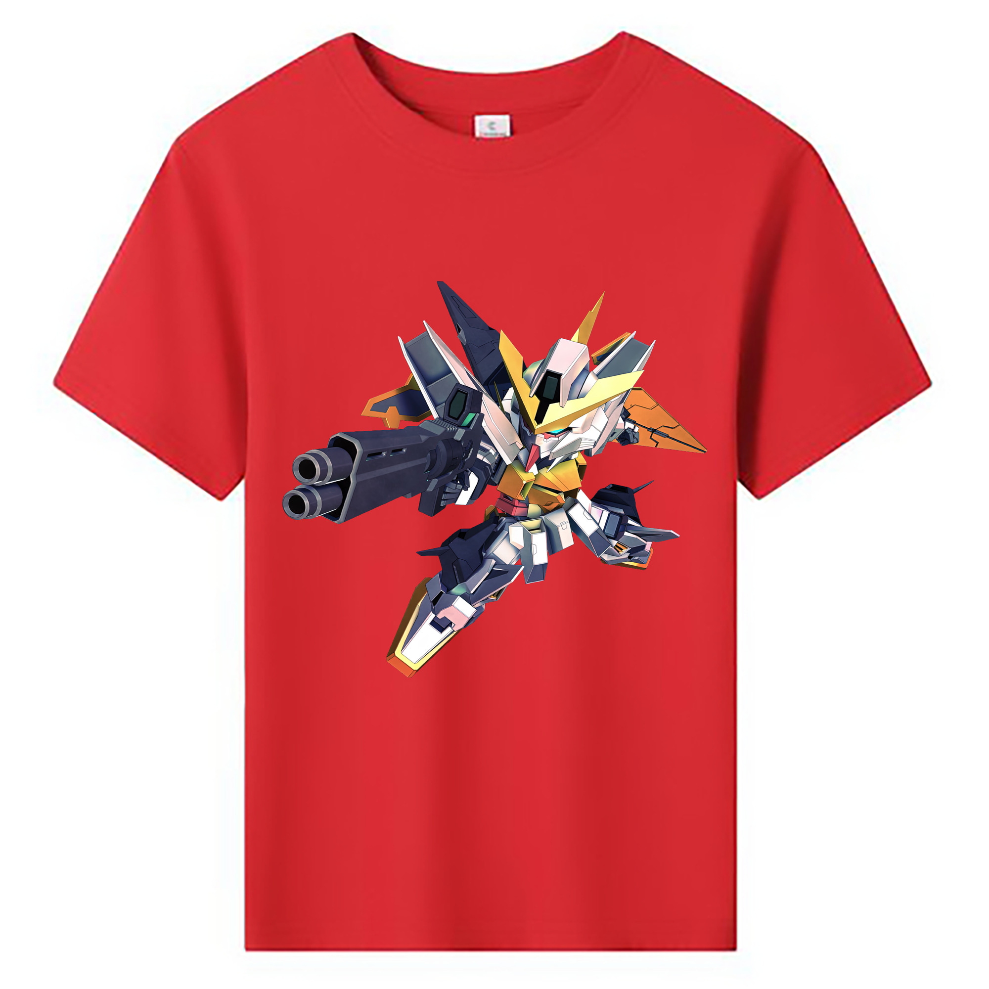 （画像用） 機動戦士ガンダム Mobile Suit Gundam 綿100％キッズTシャツ（フロントプリント）