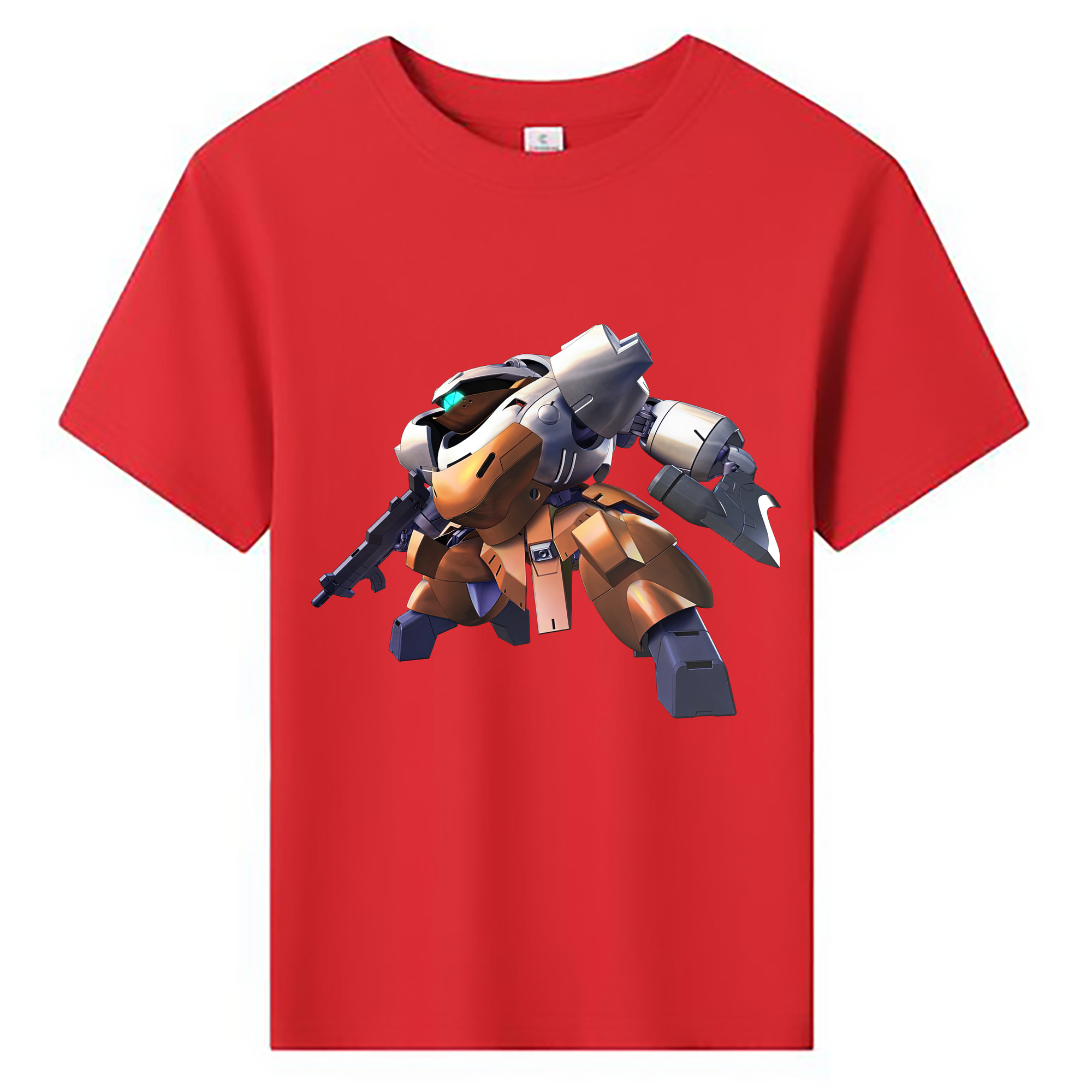 （画像用） 機動戦士ガンダム Mobile Suit Gundam 綿100％キッズTシャツ（フロントプリント）