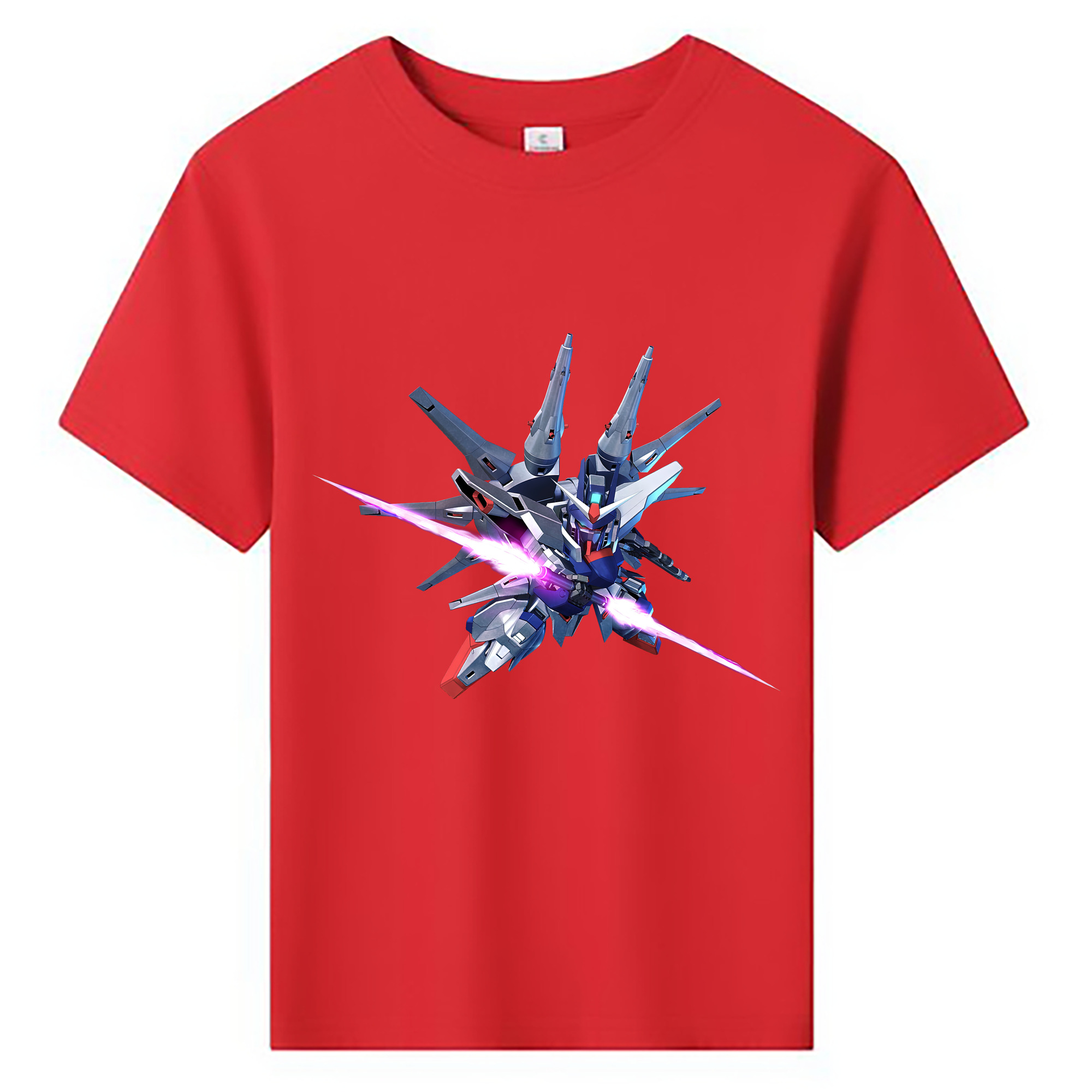 （画像用） 機動戦士ガンダム Mobile Suit Gundam 綿100％キッズTシャツ（フロントプリント）