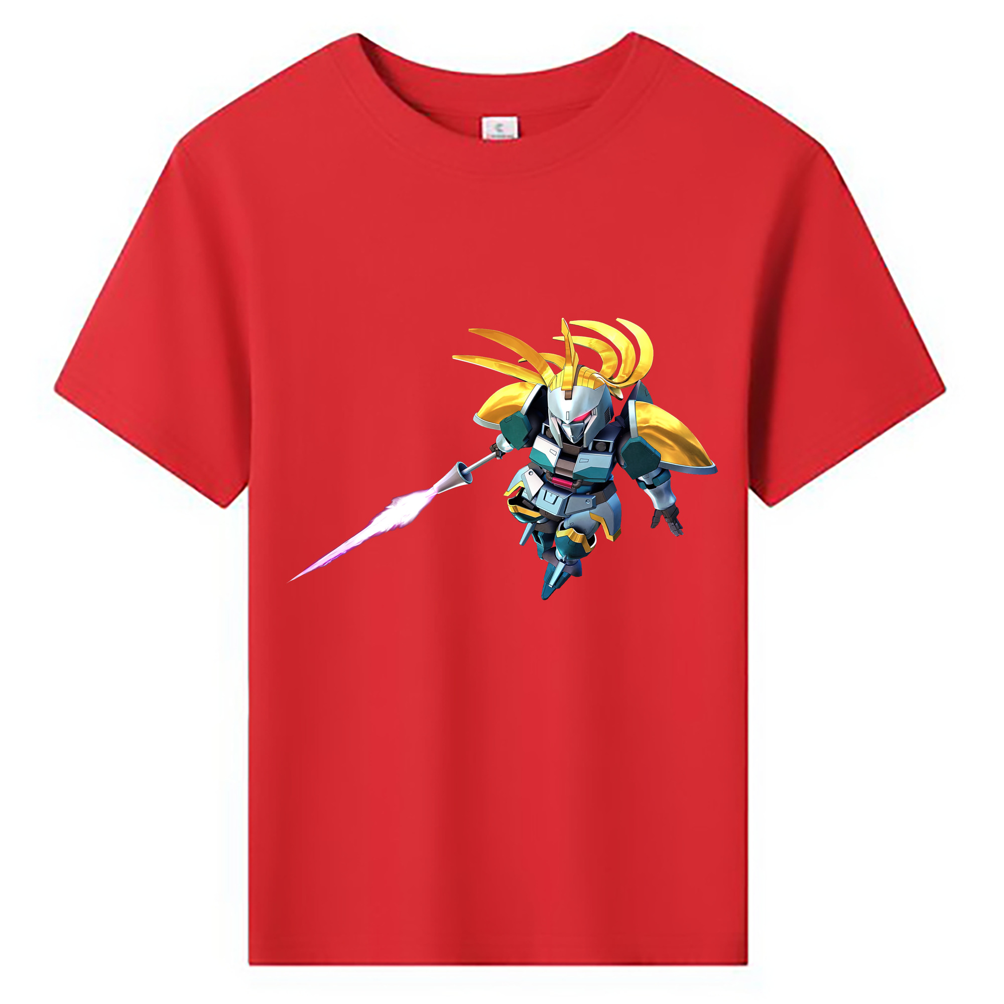 （画像用） 機動戦士ガンダム Mobile Suit Gundam 綿100％キッズTシャツ（フロントプリント）