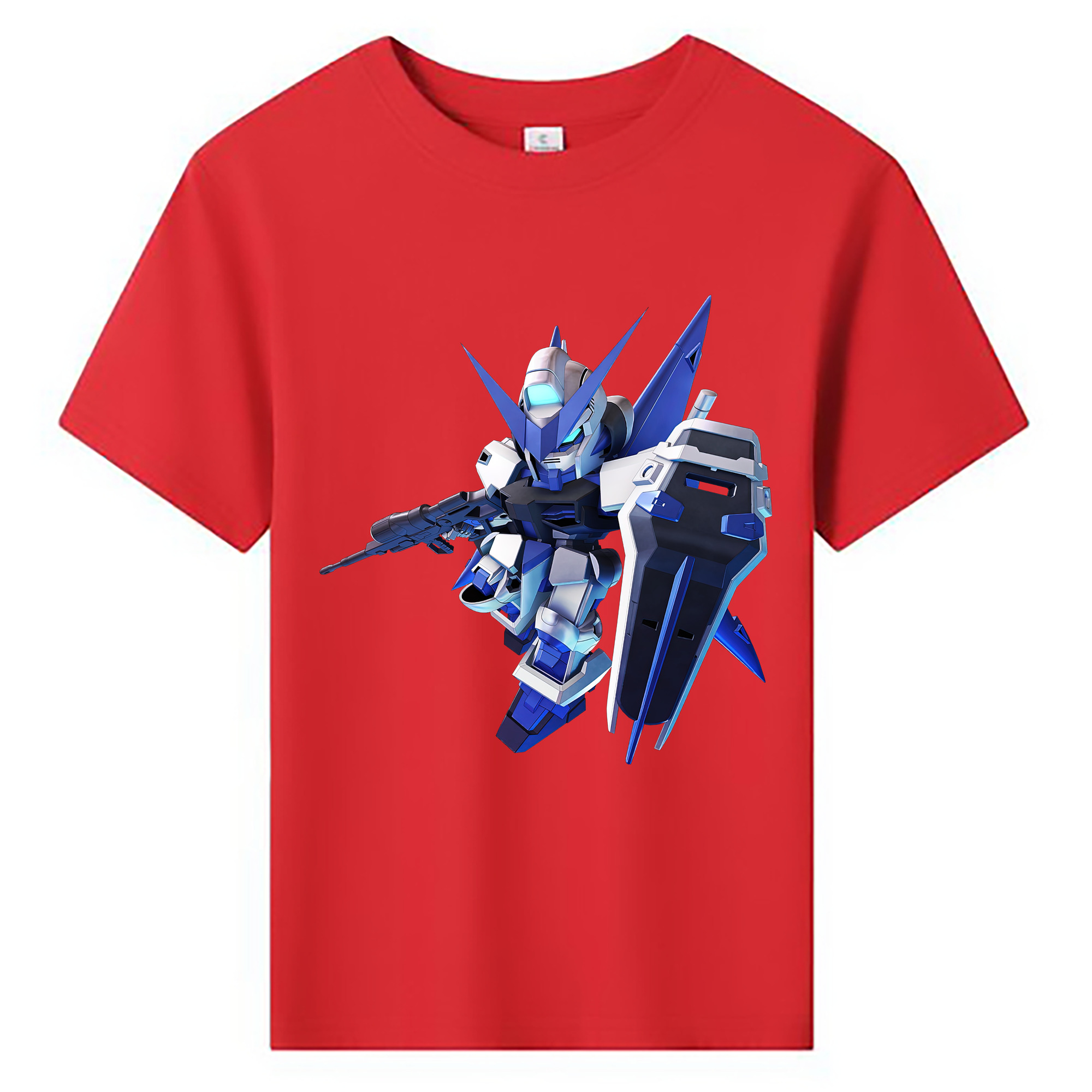 （画像用） 機動戦士ガンダム Mobile Suit Gundam 綿100％キッズTシャツ（フロントプリント）