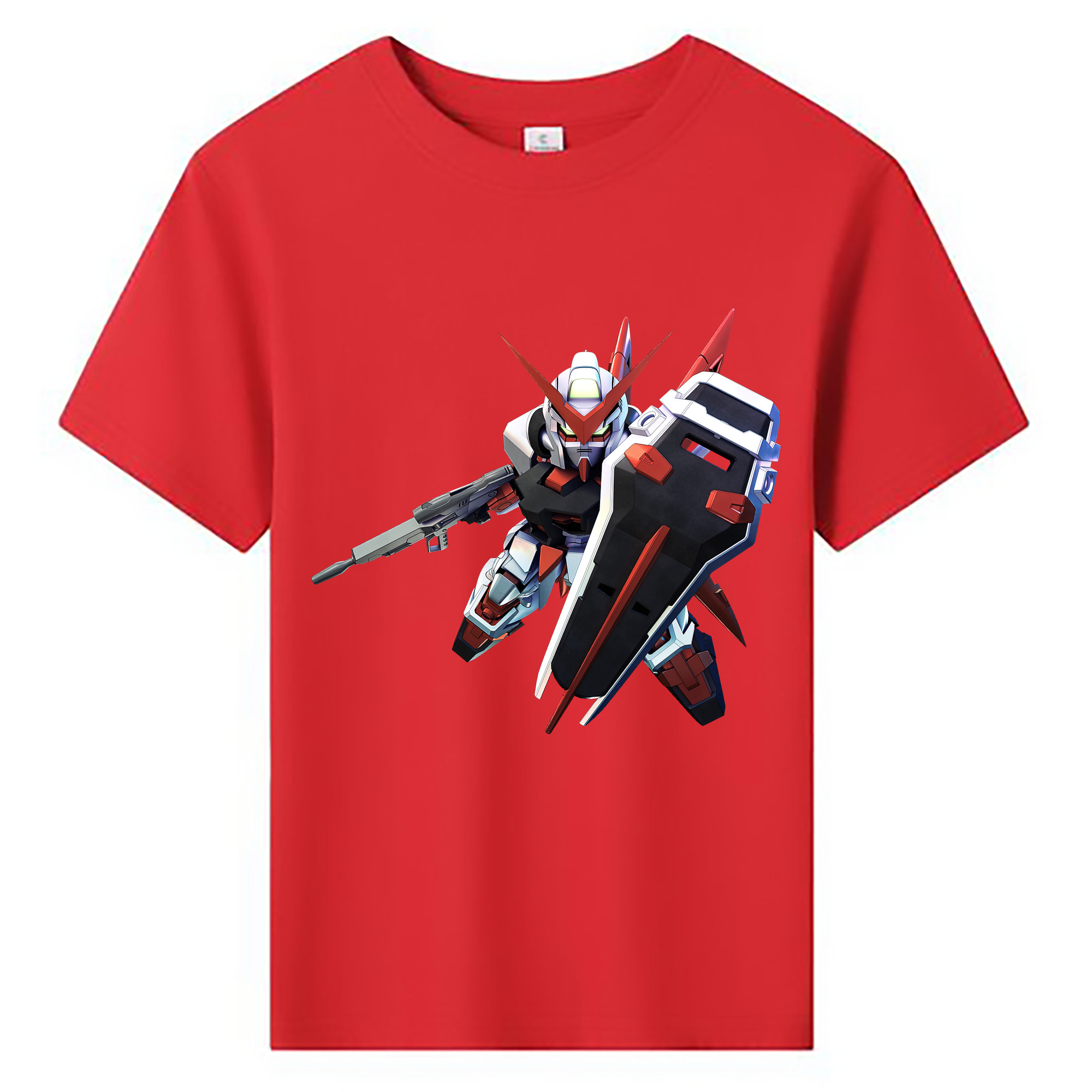 （画像用） 機動戦士ガンダム Mobile Suit Gundam 綿100％キッズTシャツ（フロントプリント）